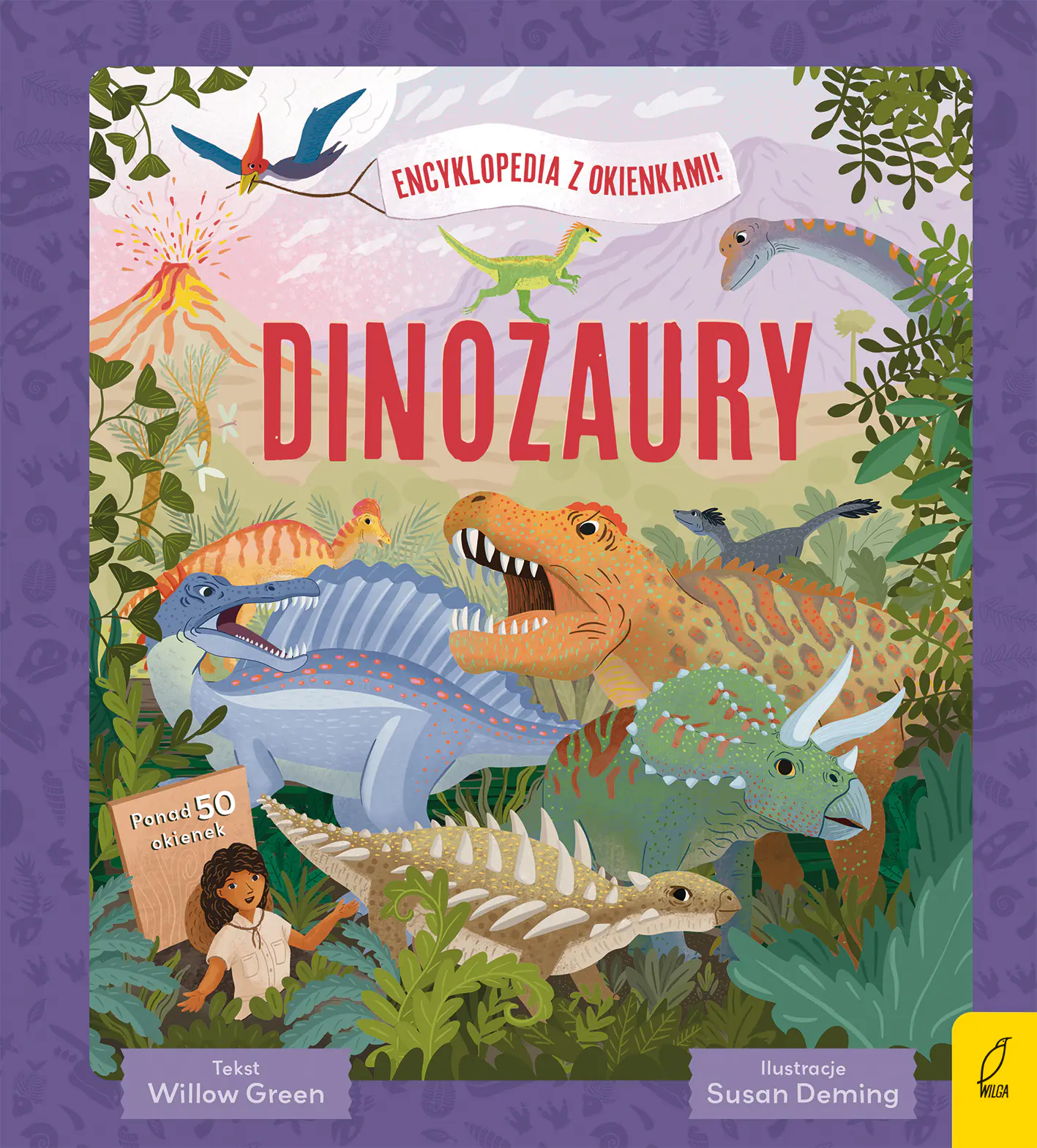 Książka - Dinozaury. Encyklopedia z okienkami
