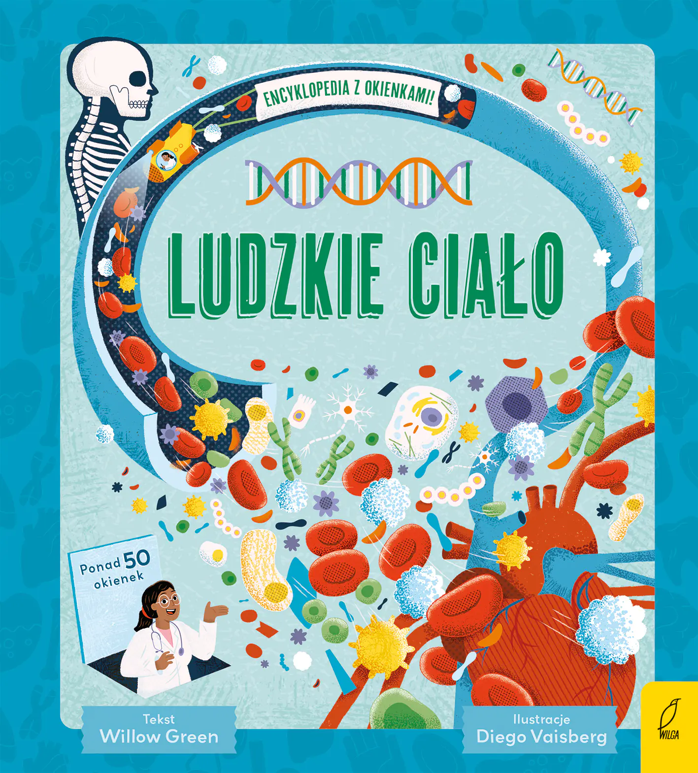 Książka - Ludzkie ciało. Encyklopedia z okienkami
