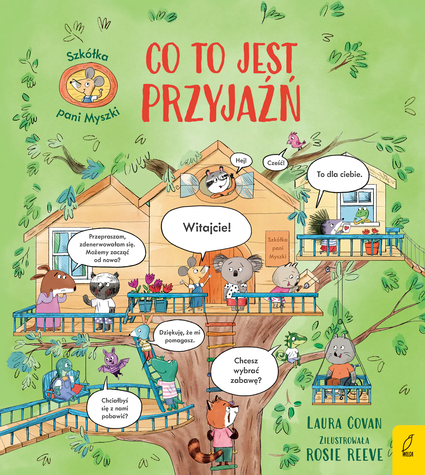 Książka - Co to jest przyjaźń. Szkółka pani Myszki