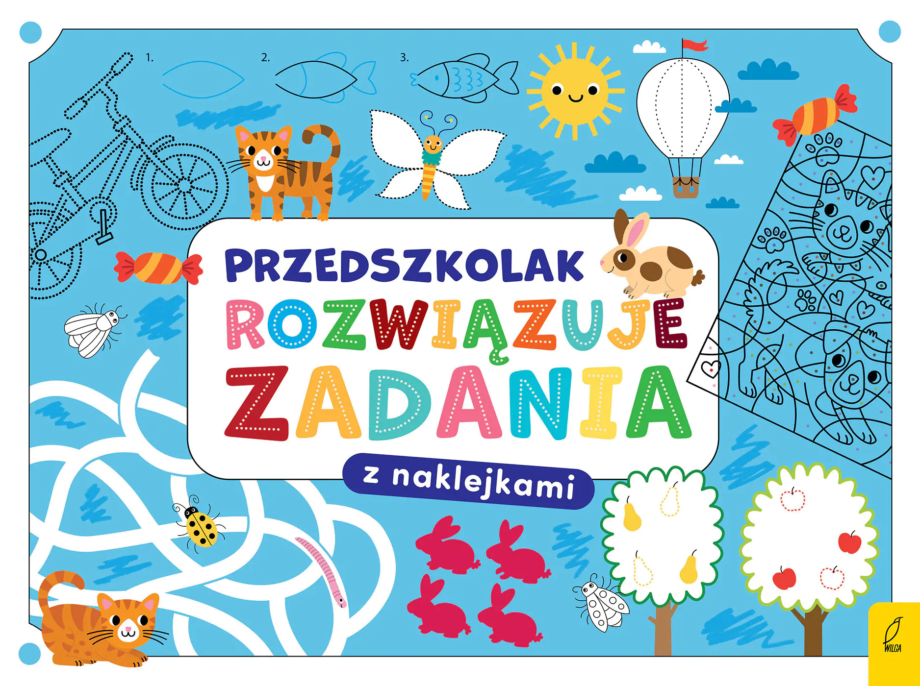 Książka - Przedszkolak rozwiązuje zadania. Zeszyt niebieski