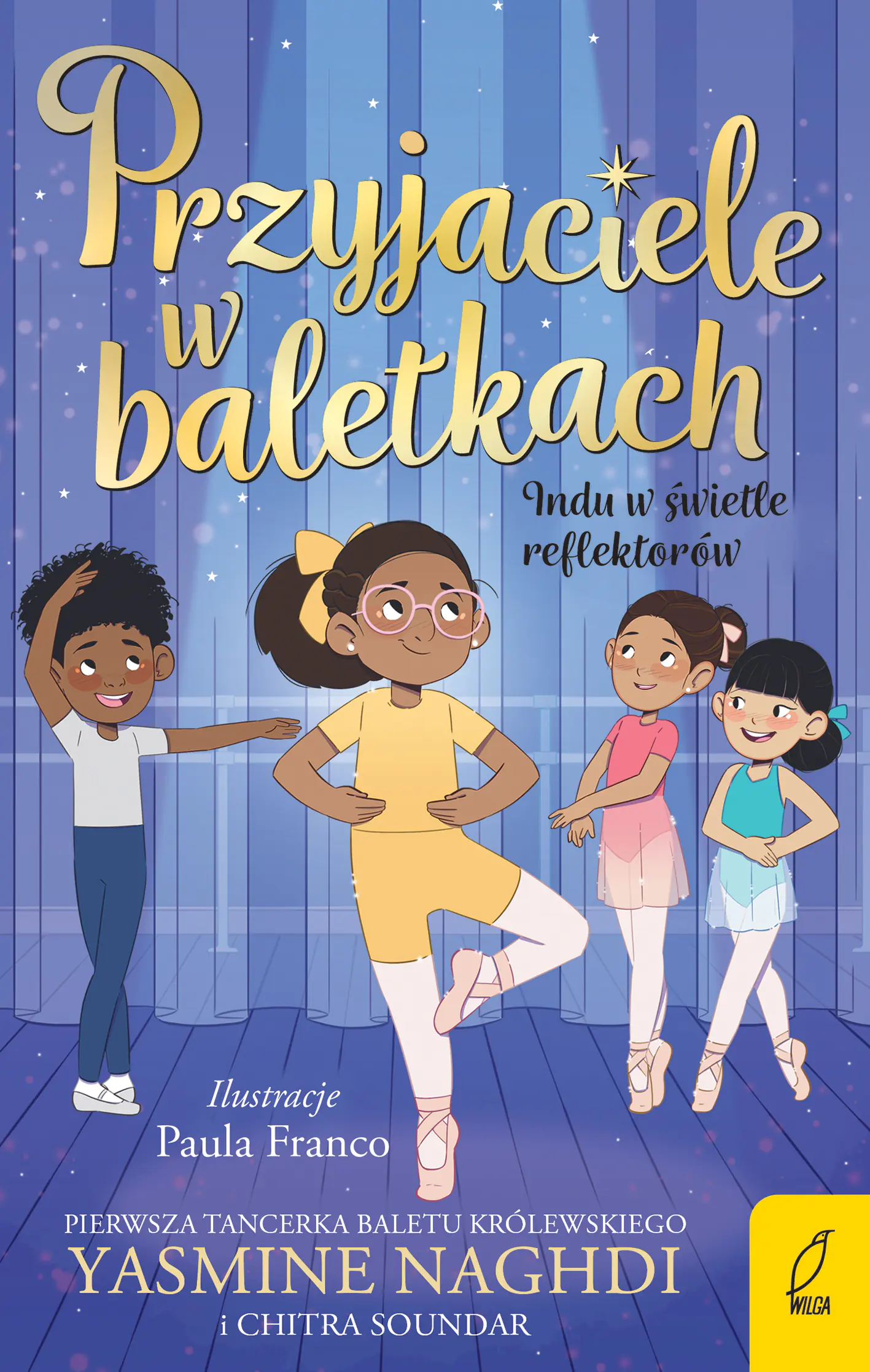 Książka - Indu w świetle reflektorów. Przyjaciele w baletkach