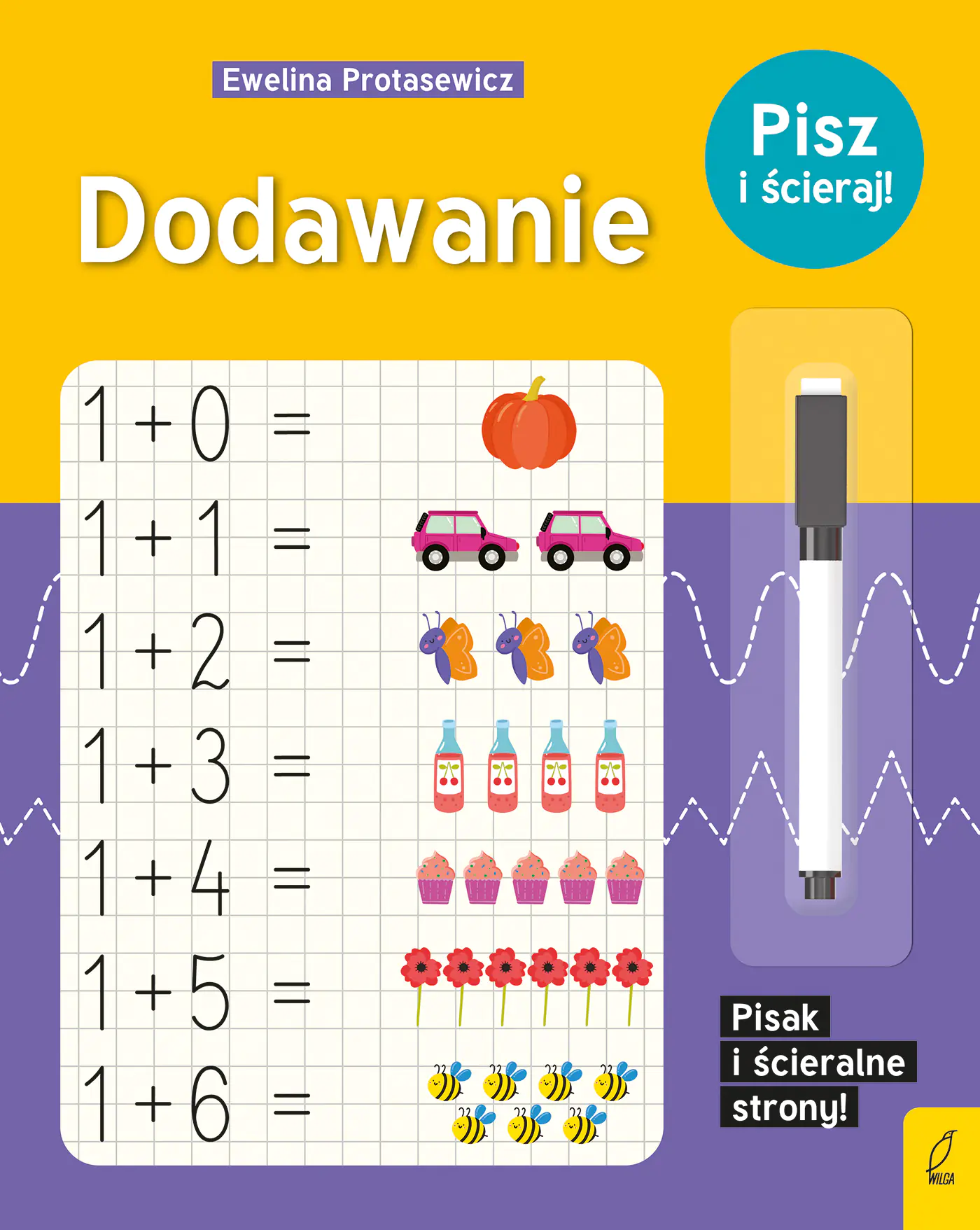 Książka - Pisz i ścieraj! Dodawanie