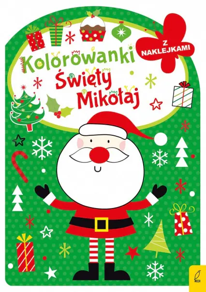 Książka - Kolorowanka z wykrojnikiem Święty Mikołaj