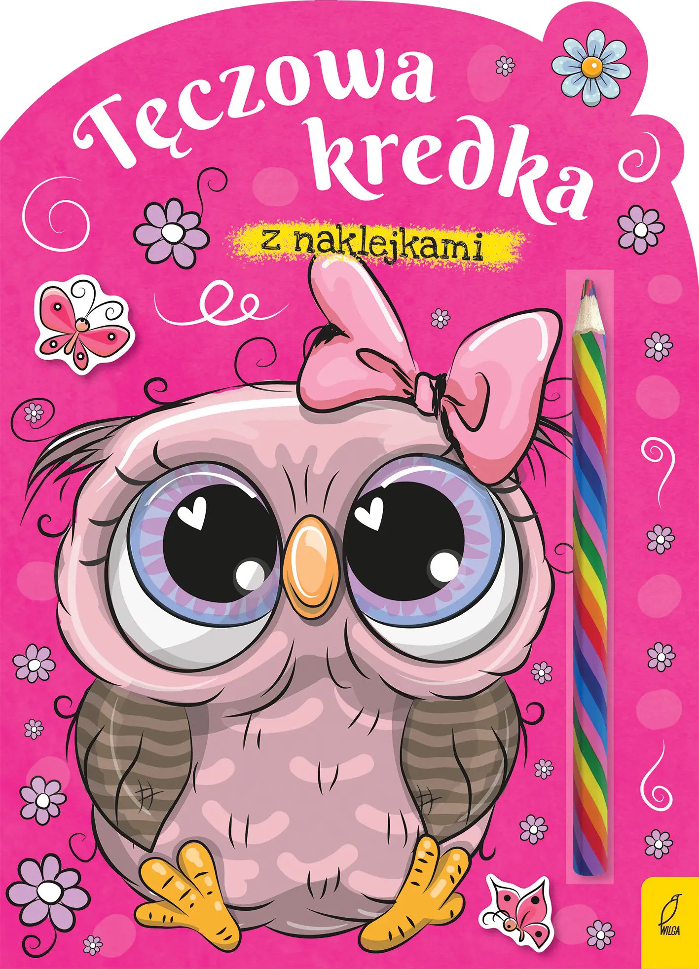 Książka - Tęczowa kredka. Sowa
