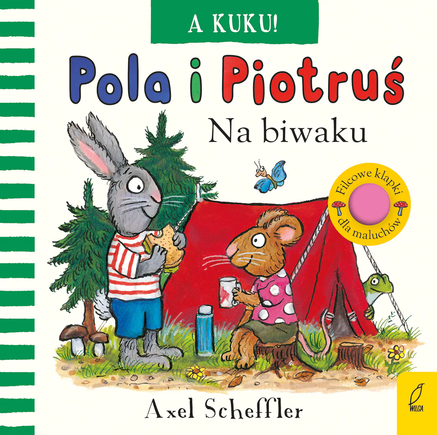 Książka - Na biwaku. A kuku! Pola i Piotruś