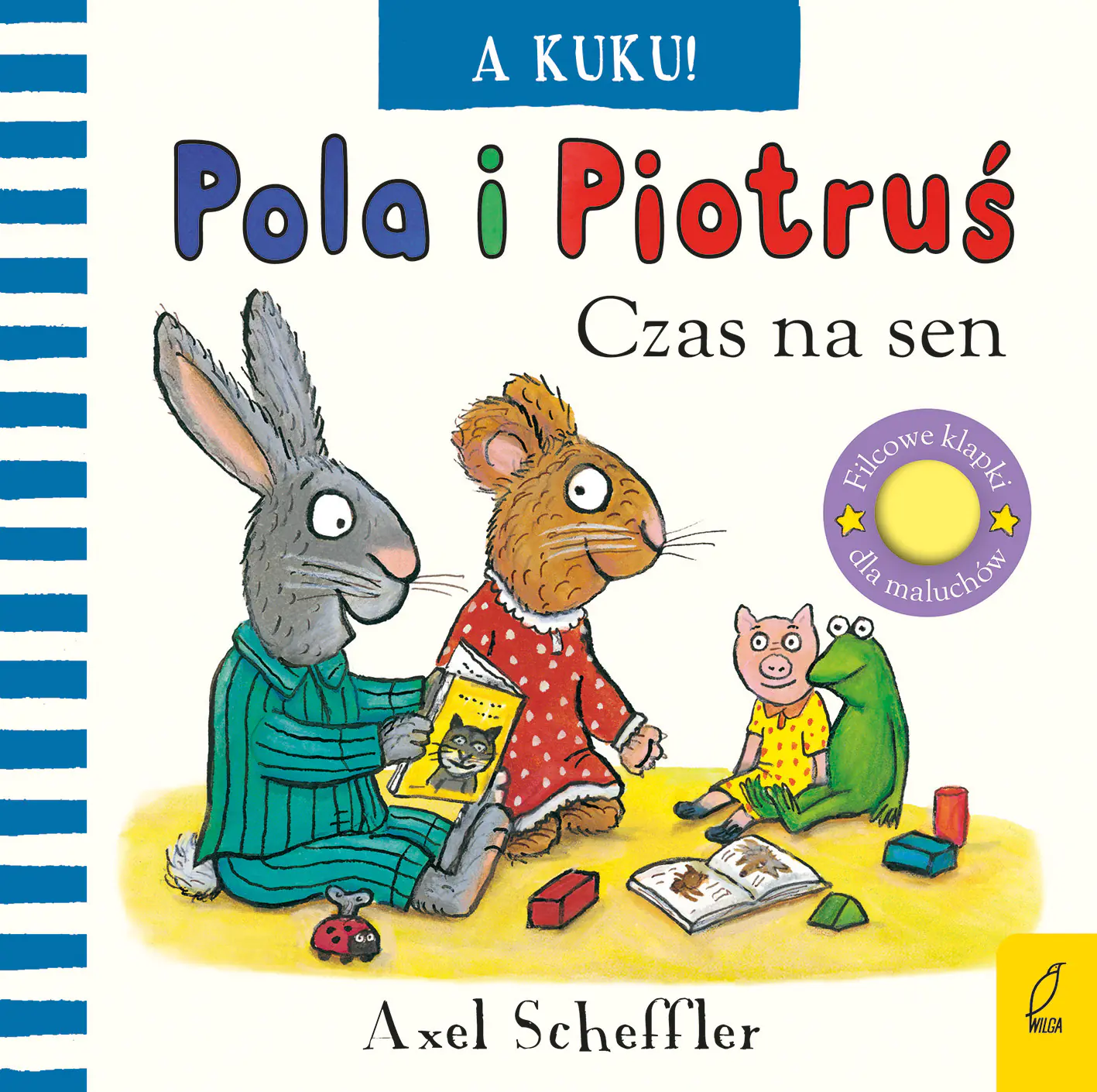 Książka - Czas na sen. A kuku! Pola i Piotruś