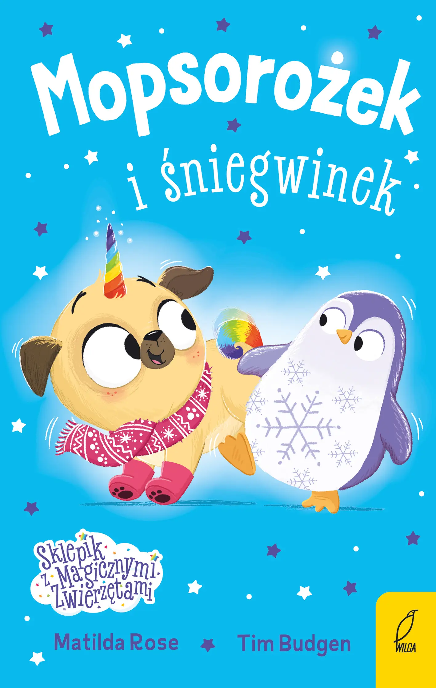 Książka - Sklepik z magicznymi zwierzętami. Mopsorożek i śniegwinek