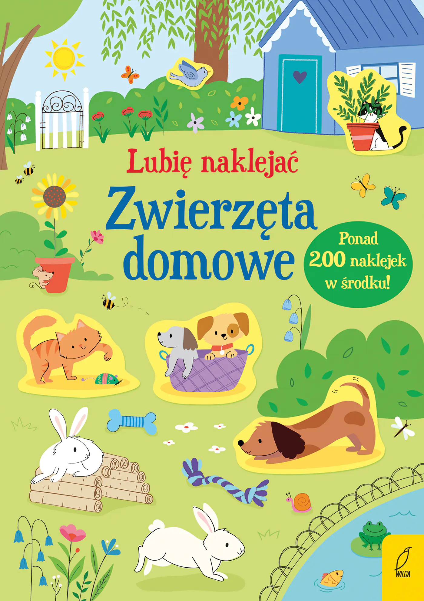 Książka - Zwierzęta domowe. Lubię naklejać
