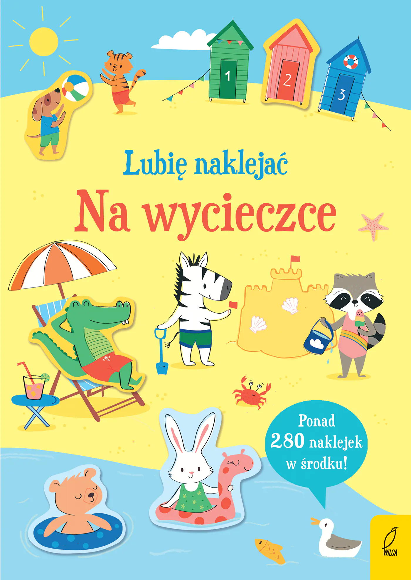 Książka - Na wycieczce. Lubię naklejać