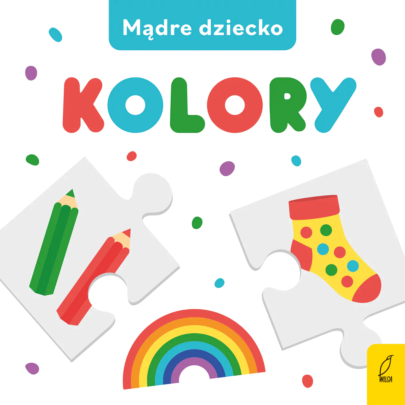 Książka - Kolory. Madre dziecko. Książka z puzzlami