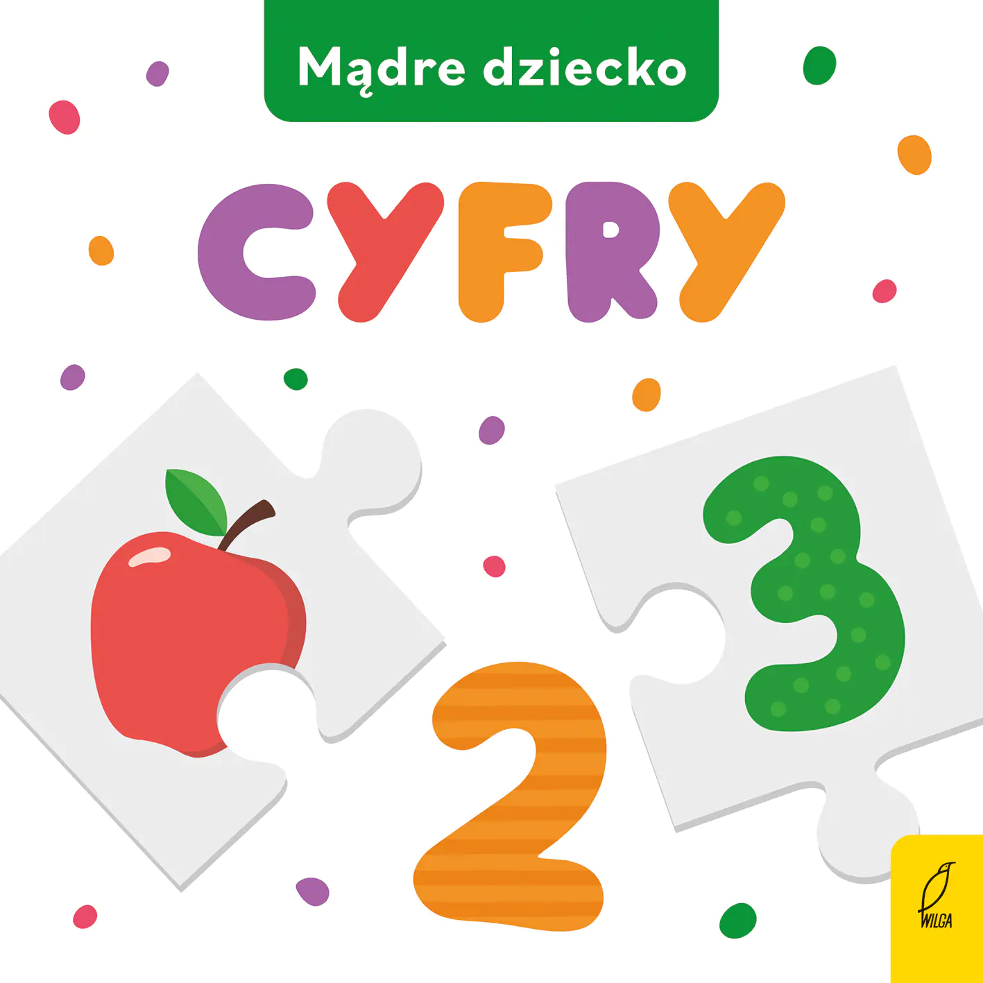 Książka - Cyfry. Mądre dziecko. Książka z puzzlami