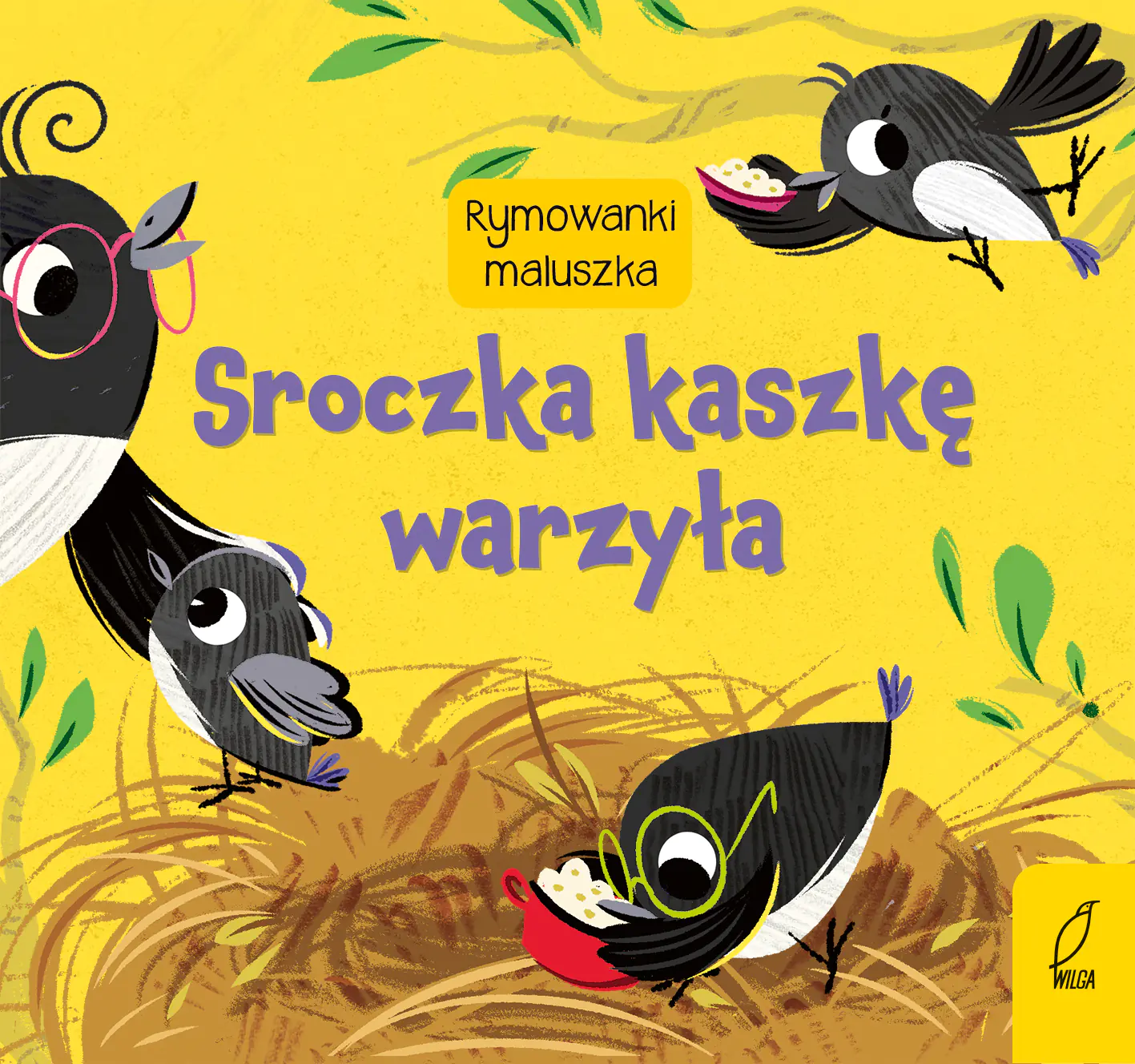 Książka - Sroczka kaszkę warzyła. Rymowanki maluszka