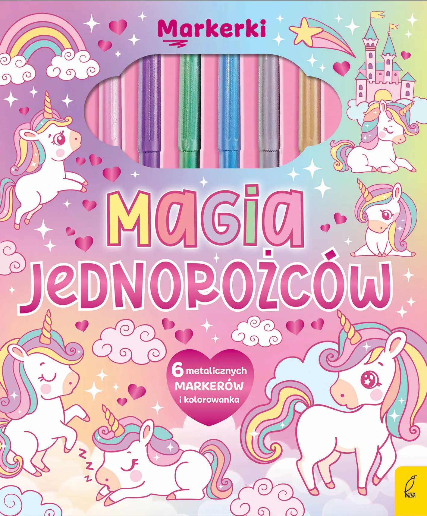 Książka - Markerki. Magia jednorożców