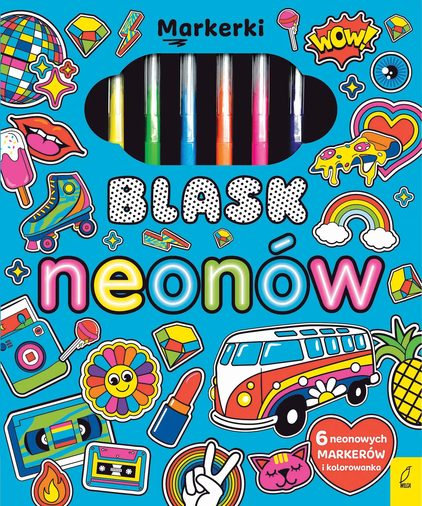 Książka - Blask neonów. Markerki