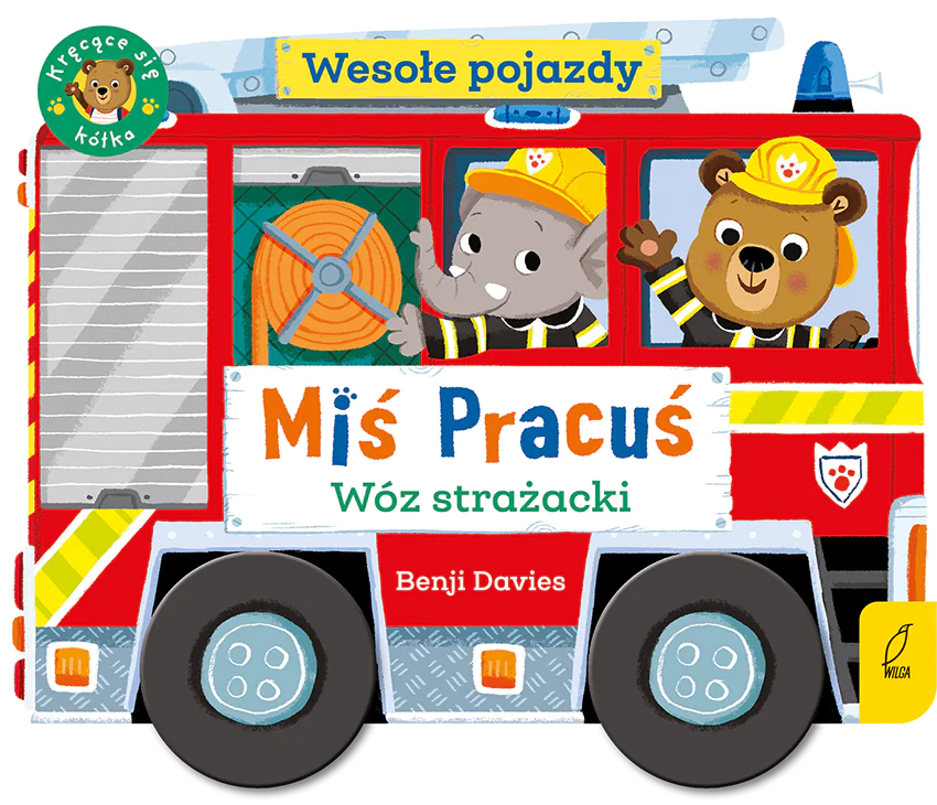 Książka - Miś Pracuś. Wesołe pojazdy. Wóz strażacki