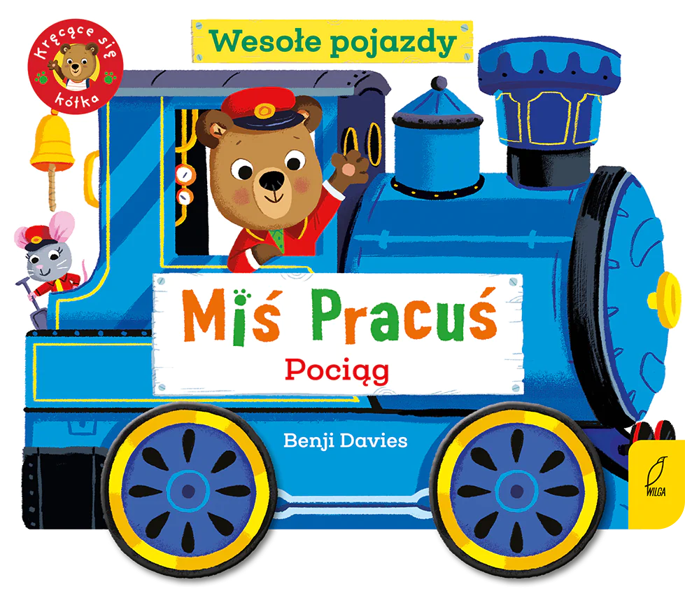 Książka - Miś Pracuś. Wesołe pojazdy. Pociąg