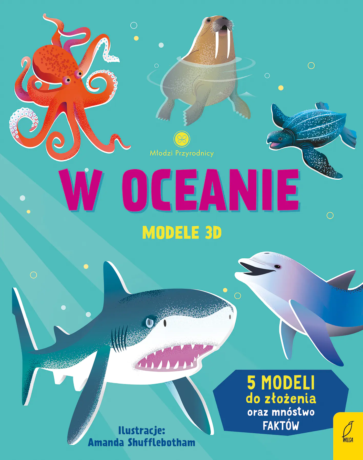 Książka - W oceanie. Modele 3D. Młodzi przyrodnicy