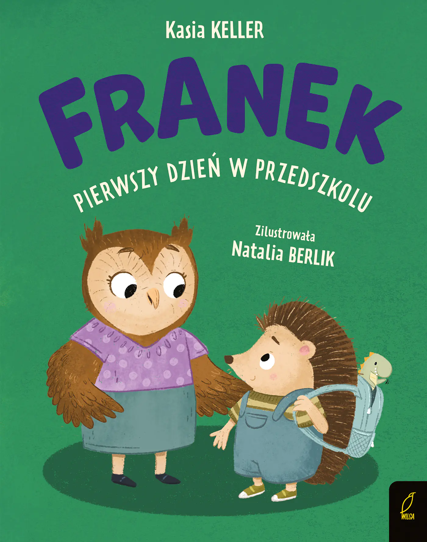 Książka - Franek pierwszy dzień w przedszkolu. Jeżyk Franek