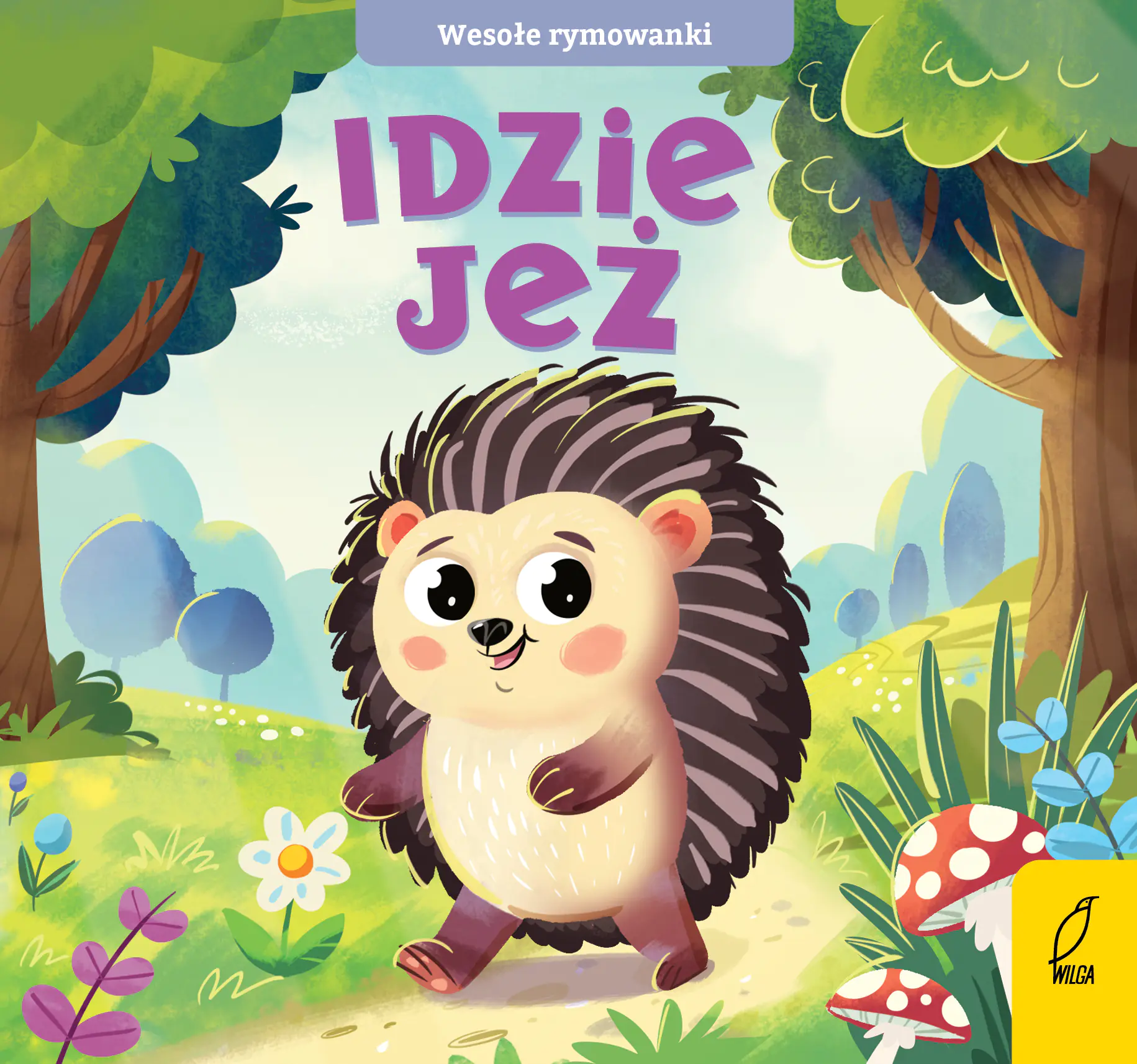 Książka - Wesołe rymowanki. Idzie jeż