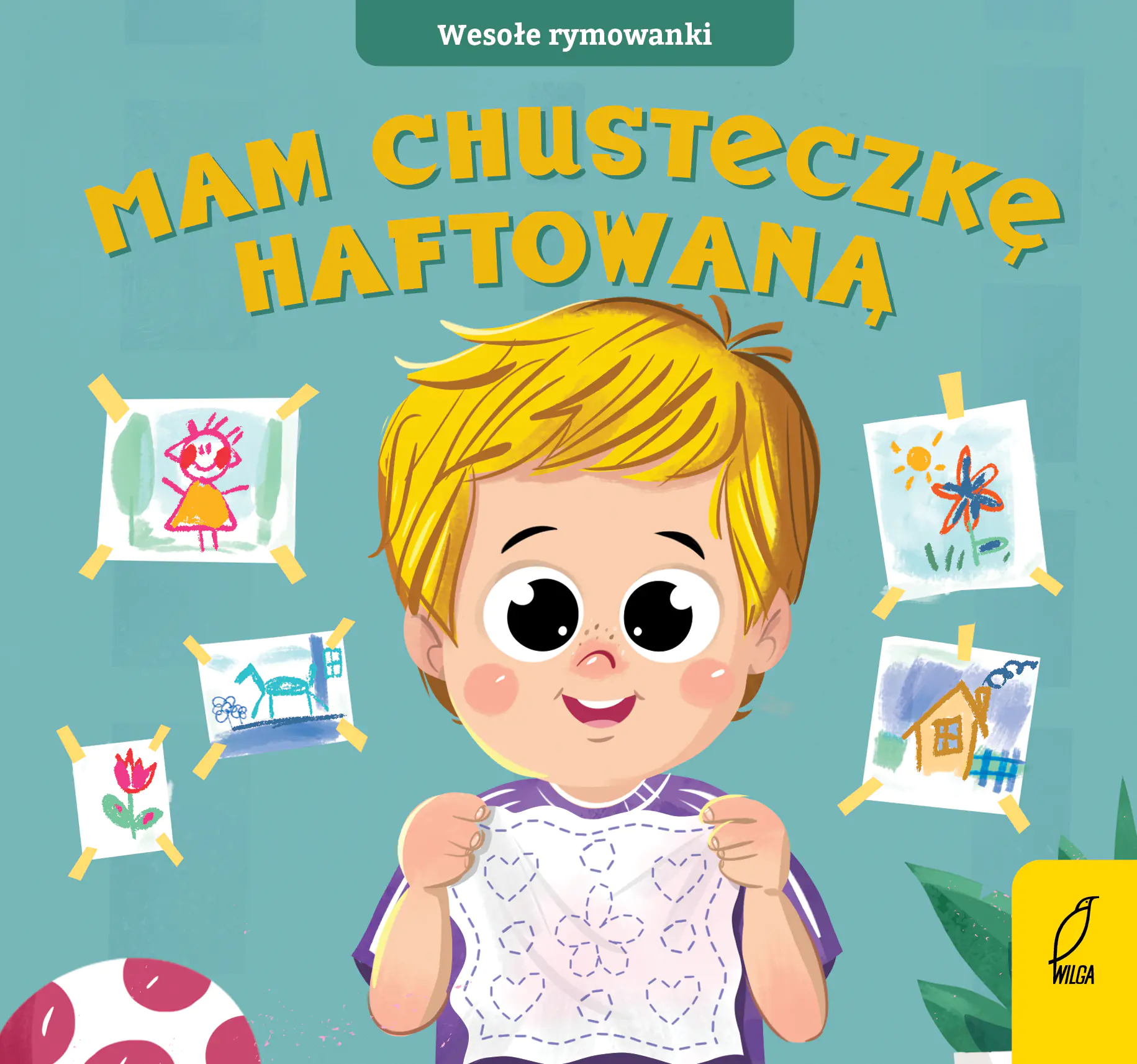 Książka - Wesołe rymowanki. Mam chusteczkę haftowaną