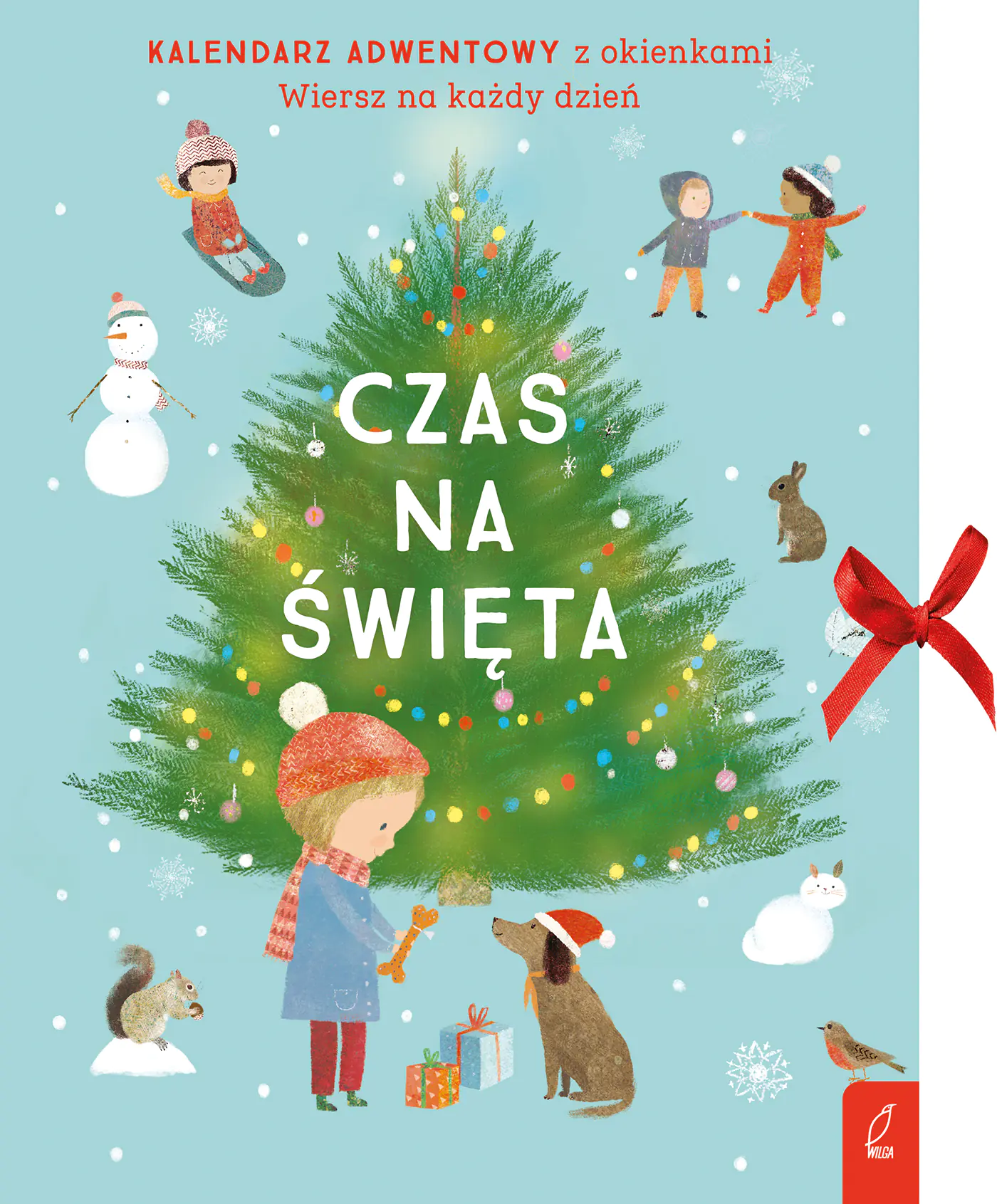 Książka - Czas na święta. Kalendarz adwentowy z okienkami