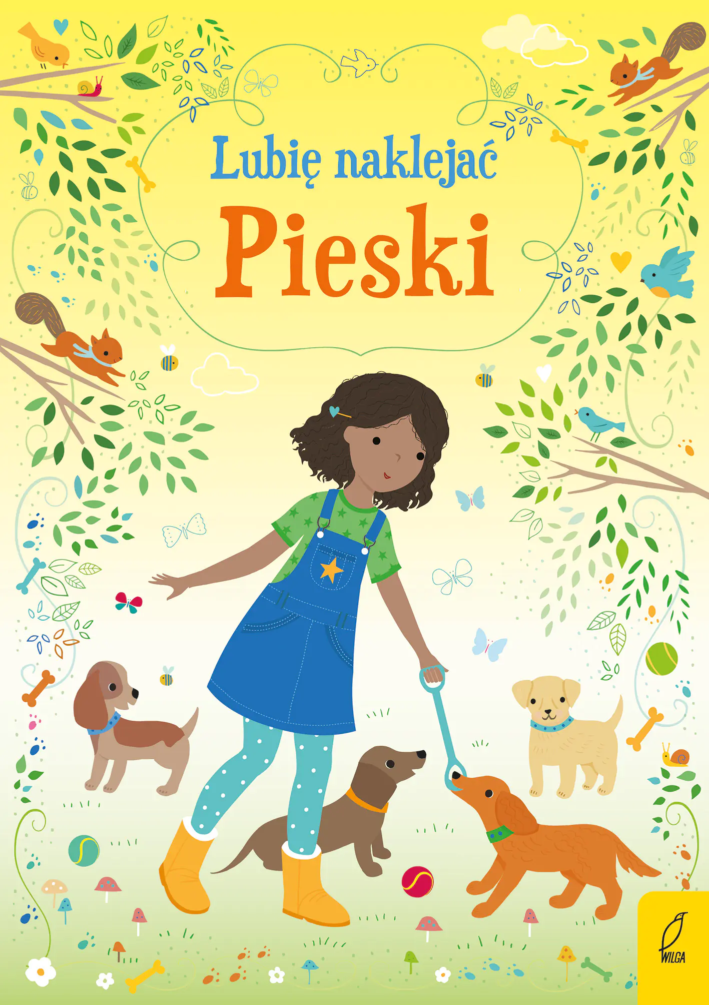 Książka - Lubię naklejać. Pieski