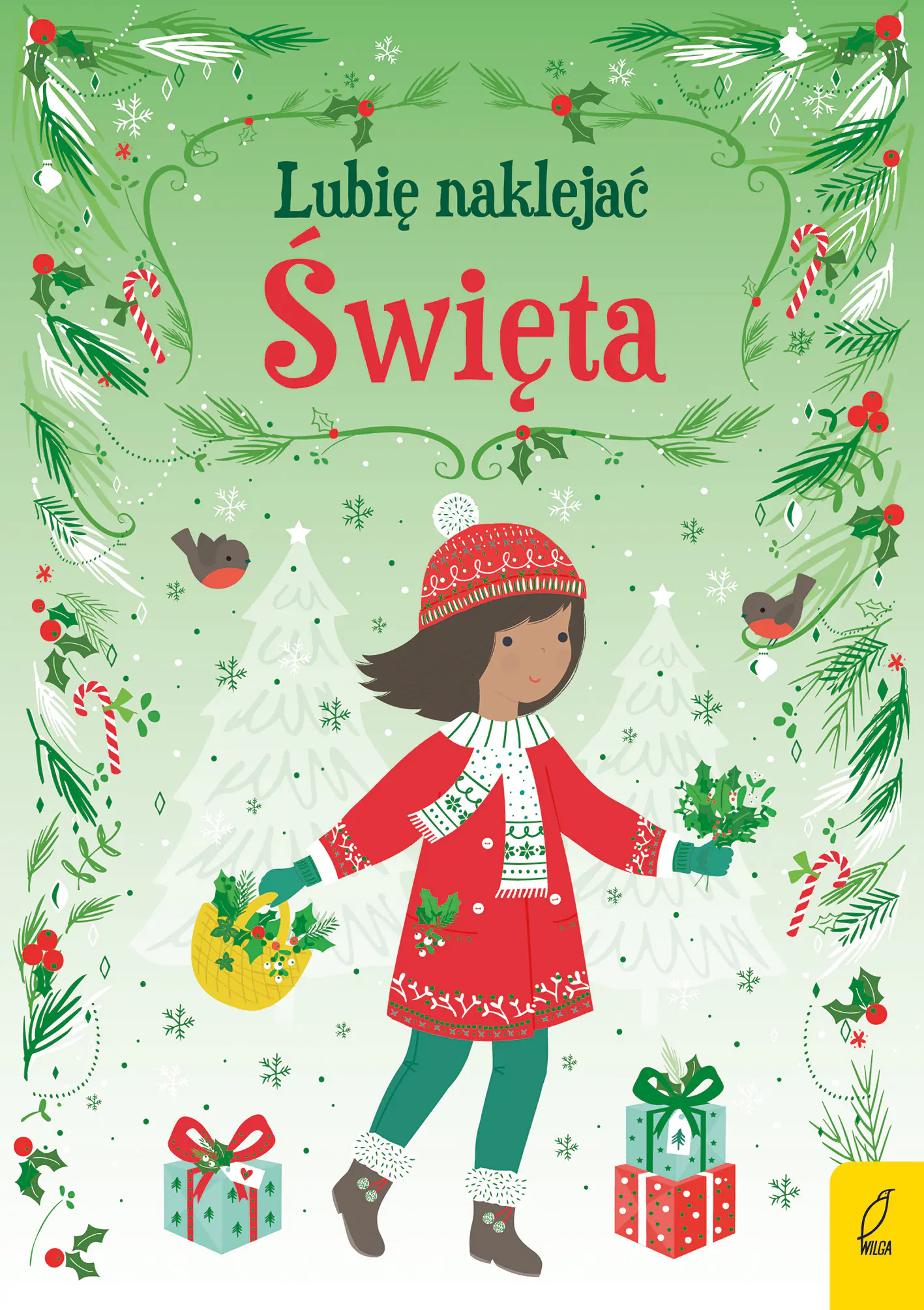 Książka - Lubię naklejać. Święta