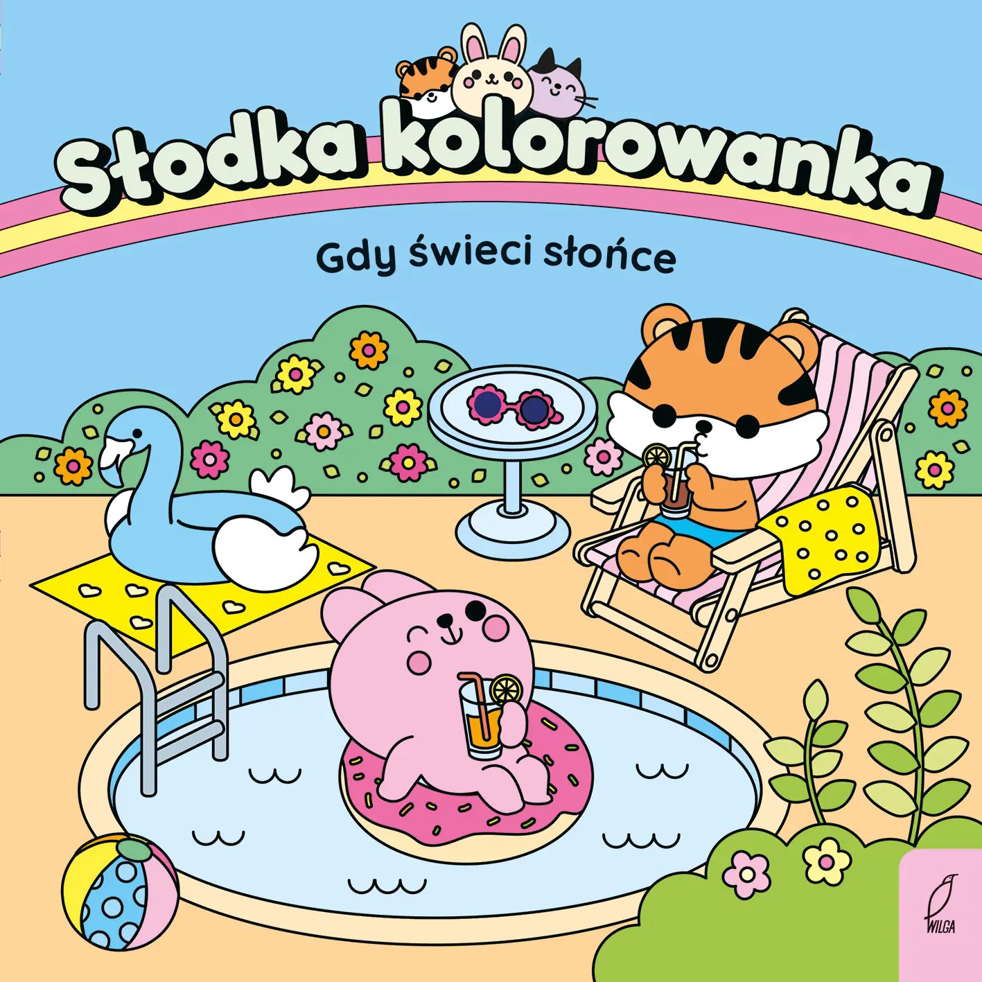 Książka - Słodka kolorowanka. Gdy świeci słońce