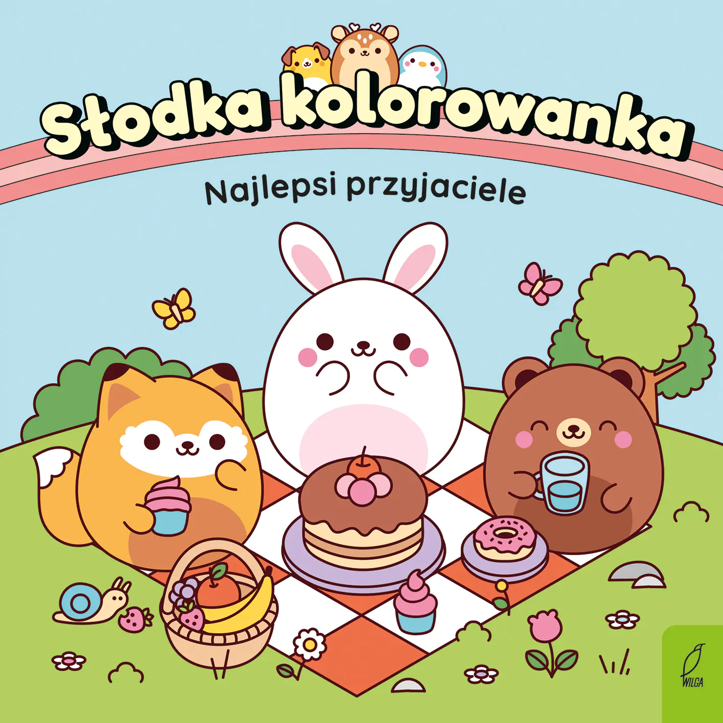 Książka - Słodka kolorowanka. Najlepsi przyjaciele
