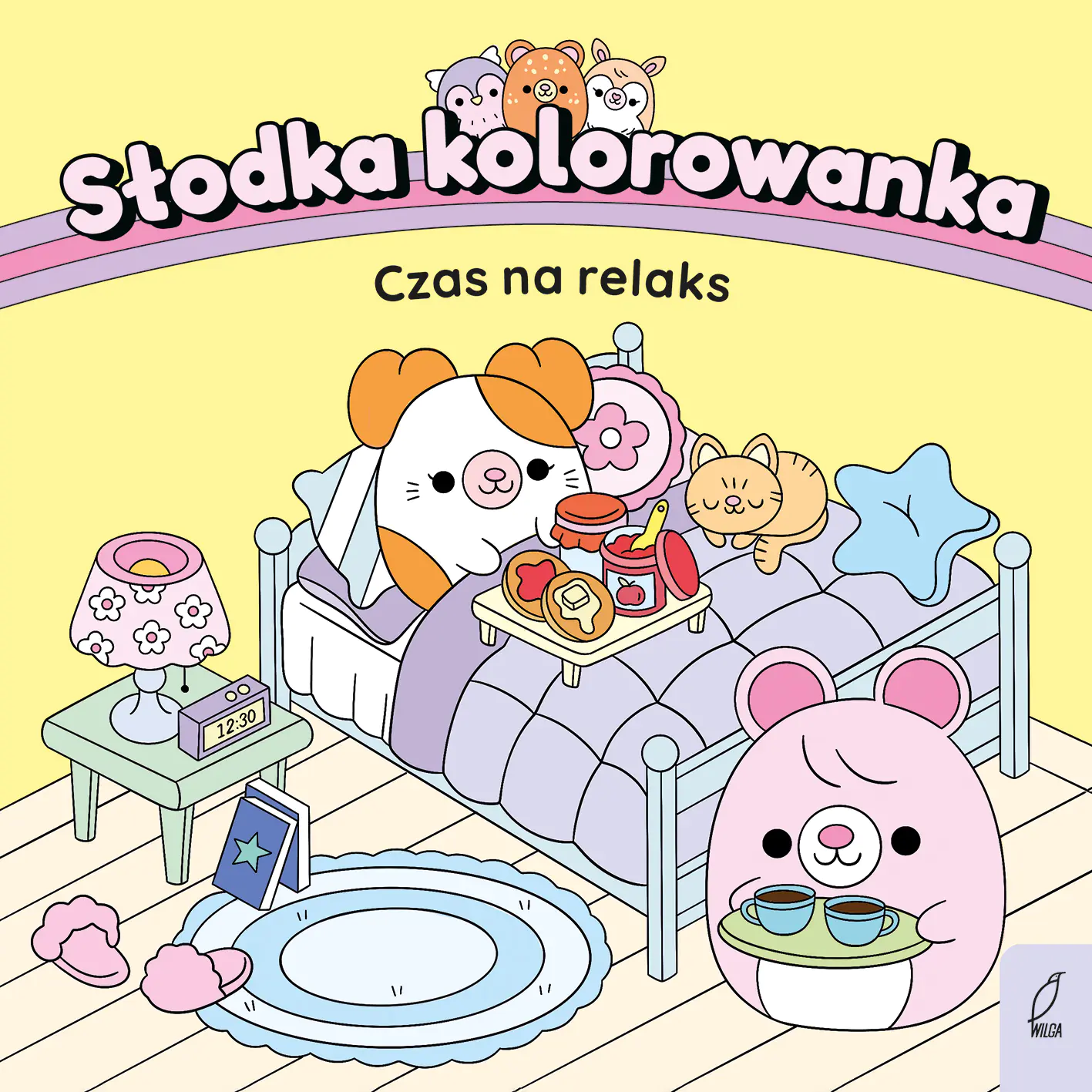 Książka - Słodka kolorowanka. Czas na relaks
