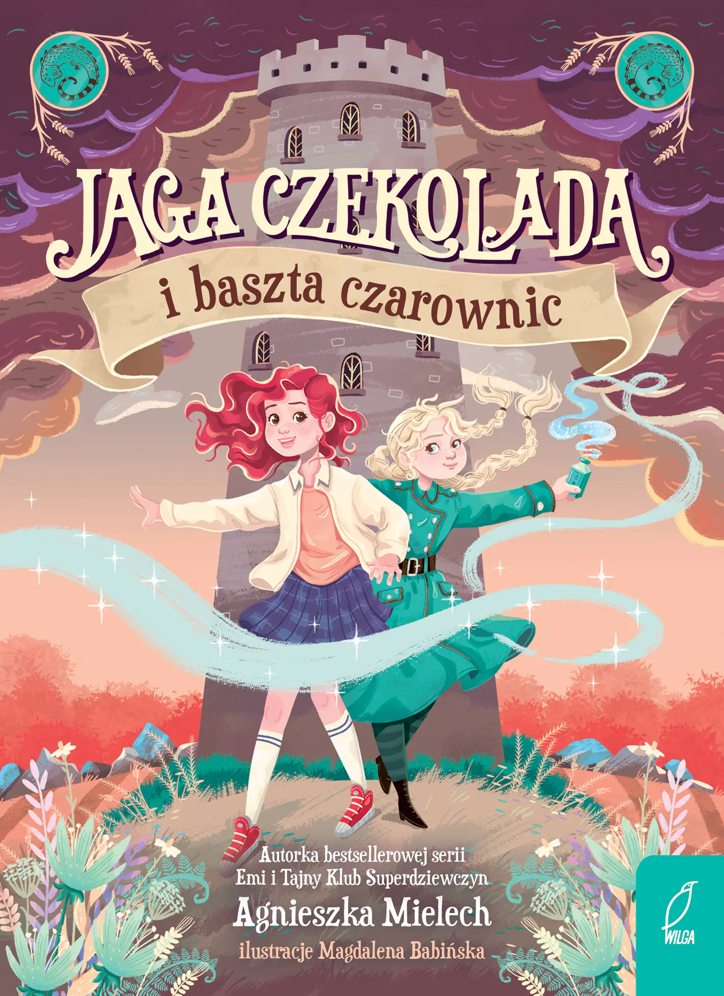 Książka - Jaga Czekolada i baszta czarownic. Tom 1