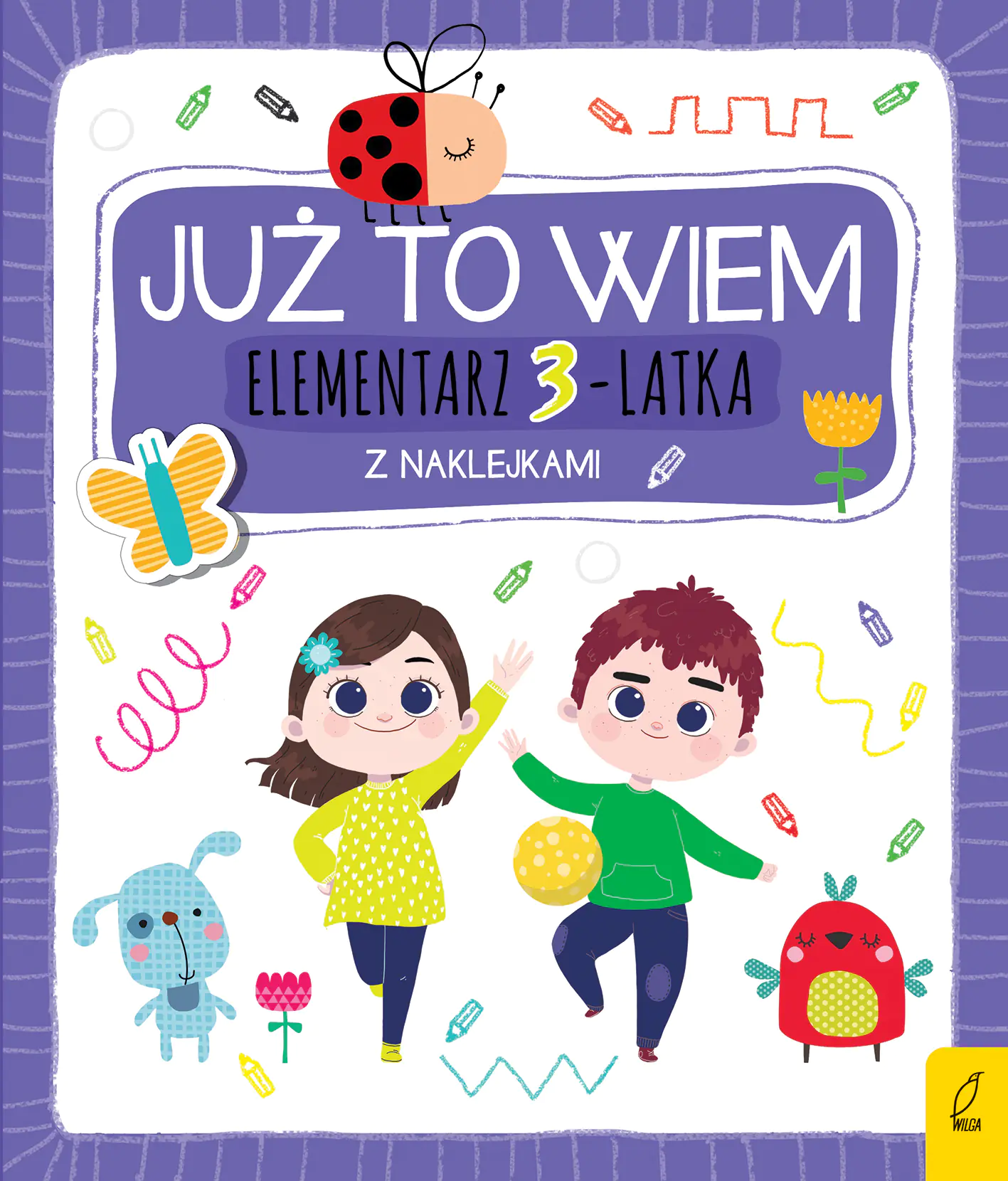 Książka - Elementarz 3-latka z naklejkami. Już to wiem