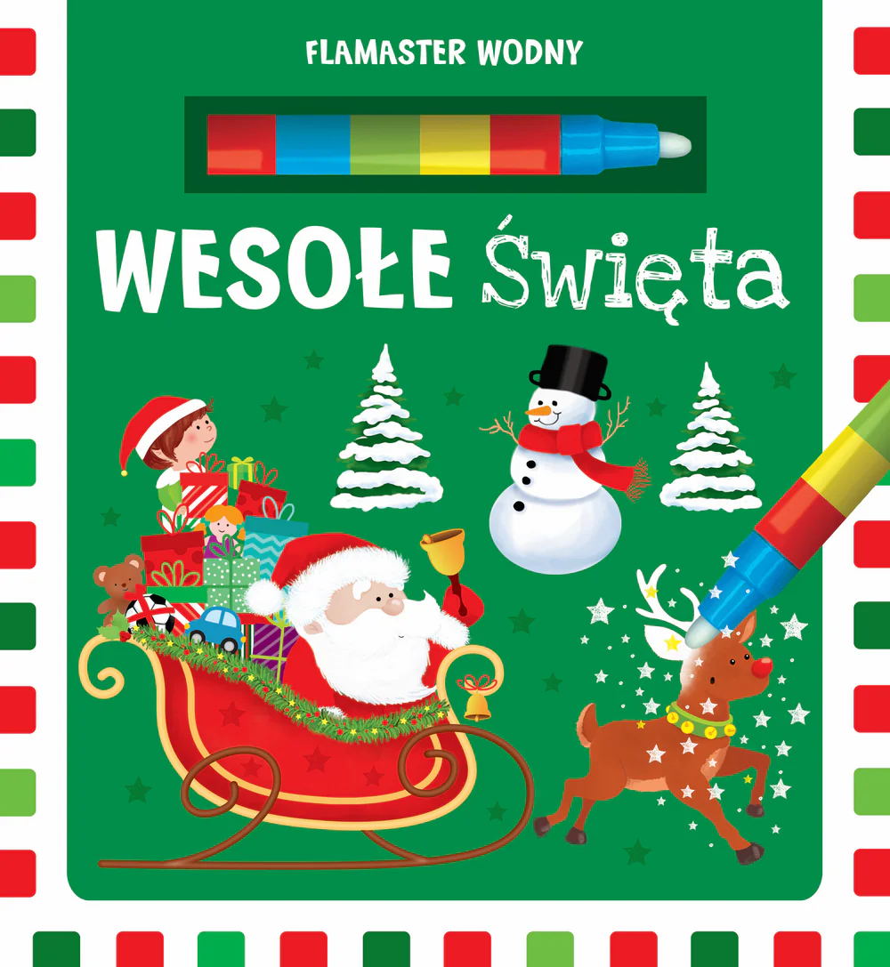 Książka - Wesołe Święta. Flamaster wodny