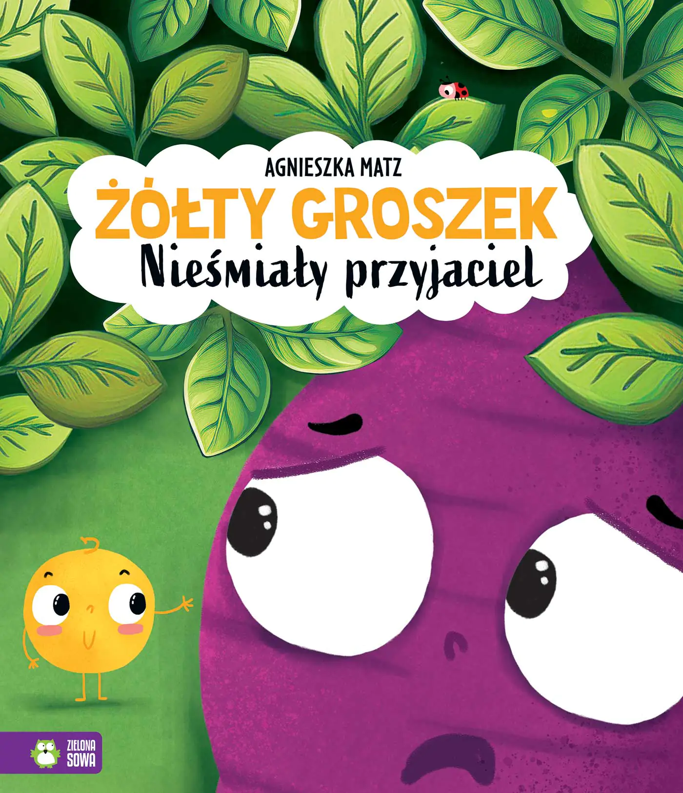 Książka - Nieśmiały przyjaciel. Żółty Groszek