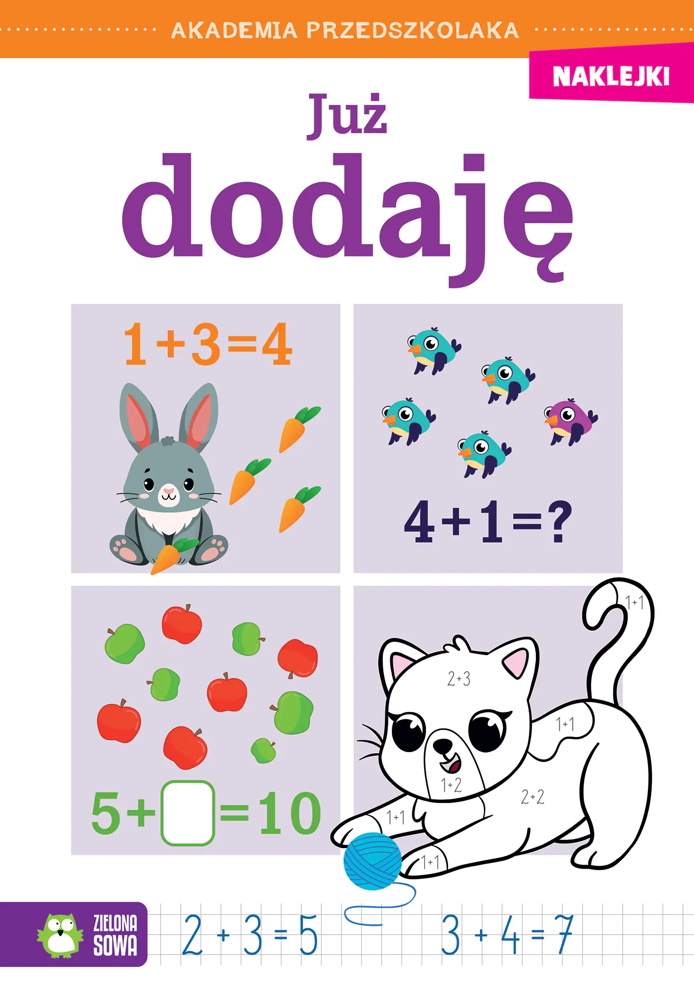 Książka - Akademia przedszkolaka. Już dodaję