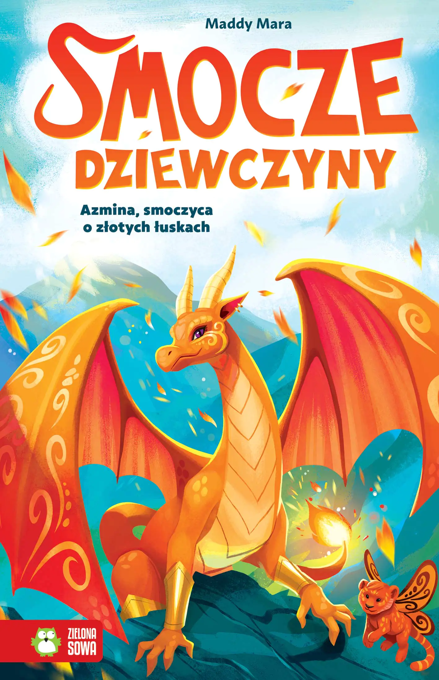 Książka - Azmina, smoczyca o złotych łuskach. Tom 1. Smocze dziewczyny