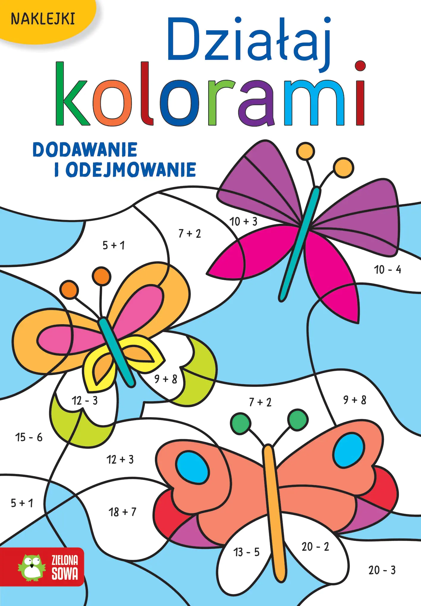 Książka - Dodawanie i odejmowanie. Działaj kolorami