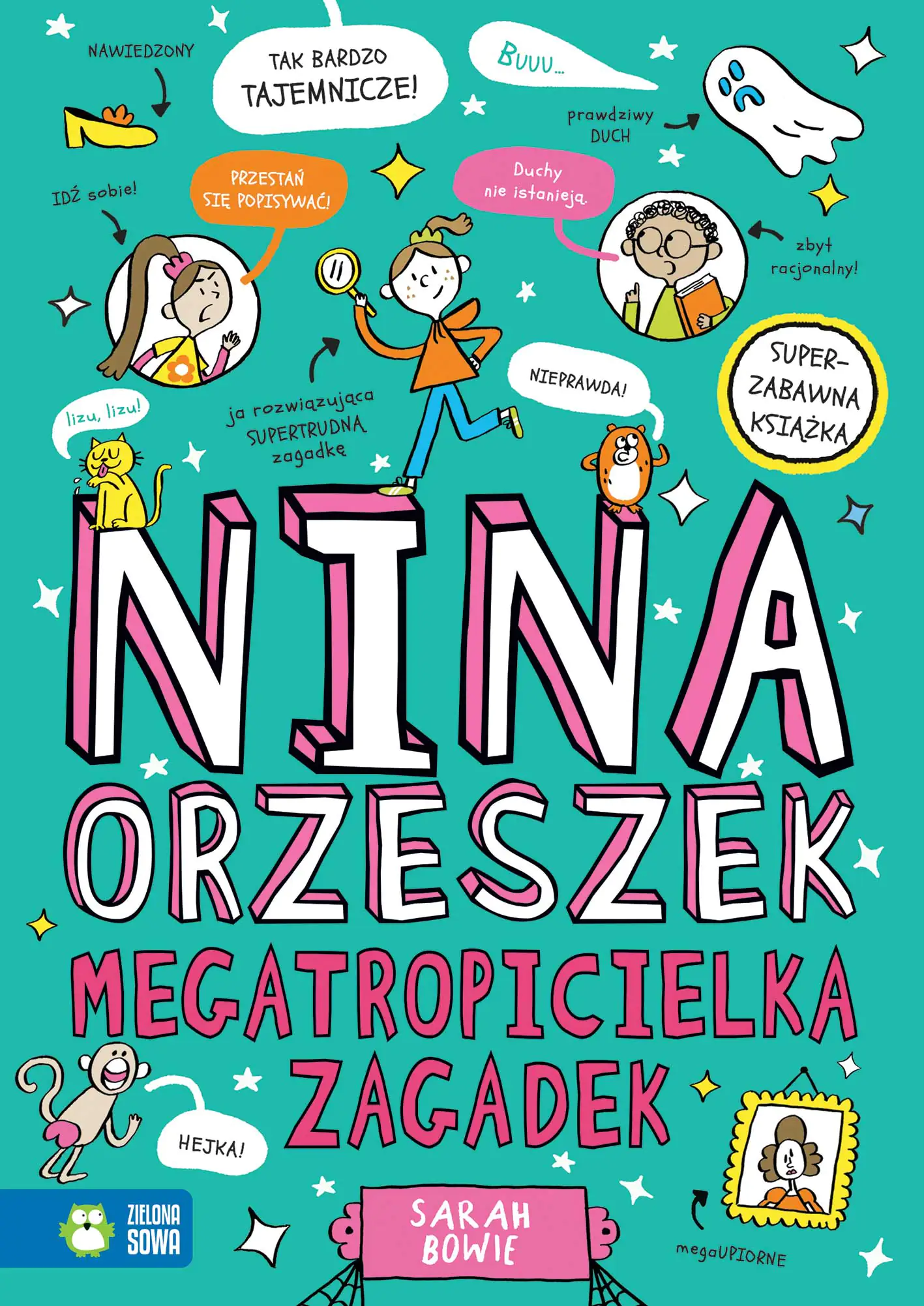 Książka - Megatropicielka zagadek. Nina Orzeszek