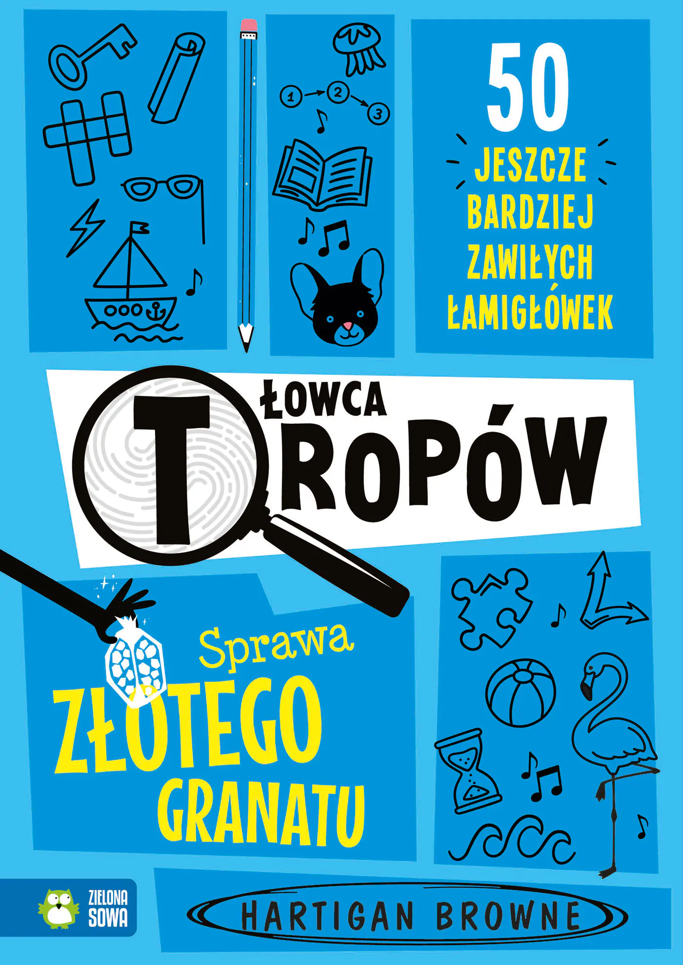Książka - Sprawa złotego granatu. Łowca tropów