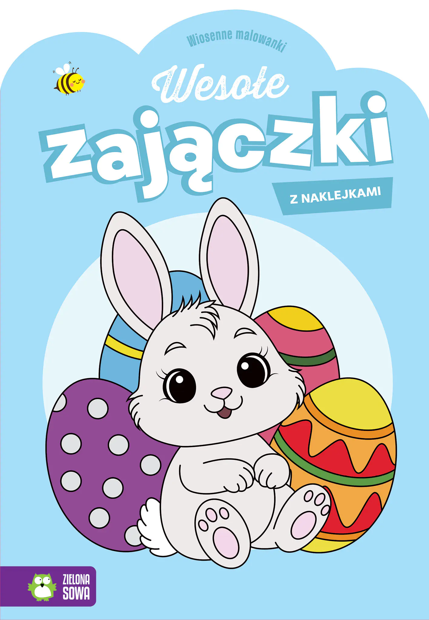 Książka - Wiosenne malowanki. Wesołe zajączki