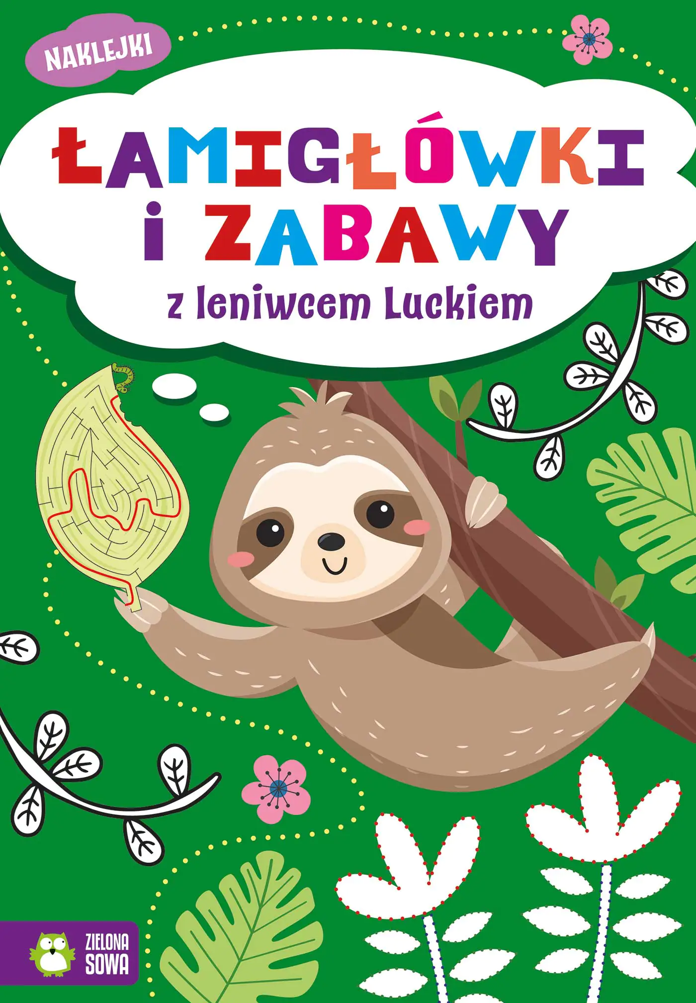 Książka - KSIAZECZKA EDUK LAMIG I ZABAWY Z LENIWCEM LUCKI
