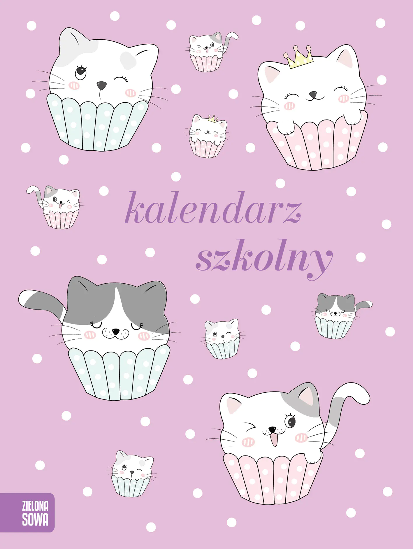 Książka - Kalendarz szkolny. Kotki