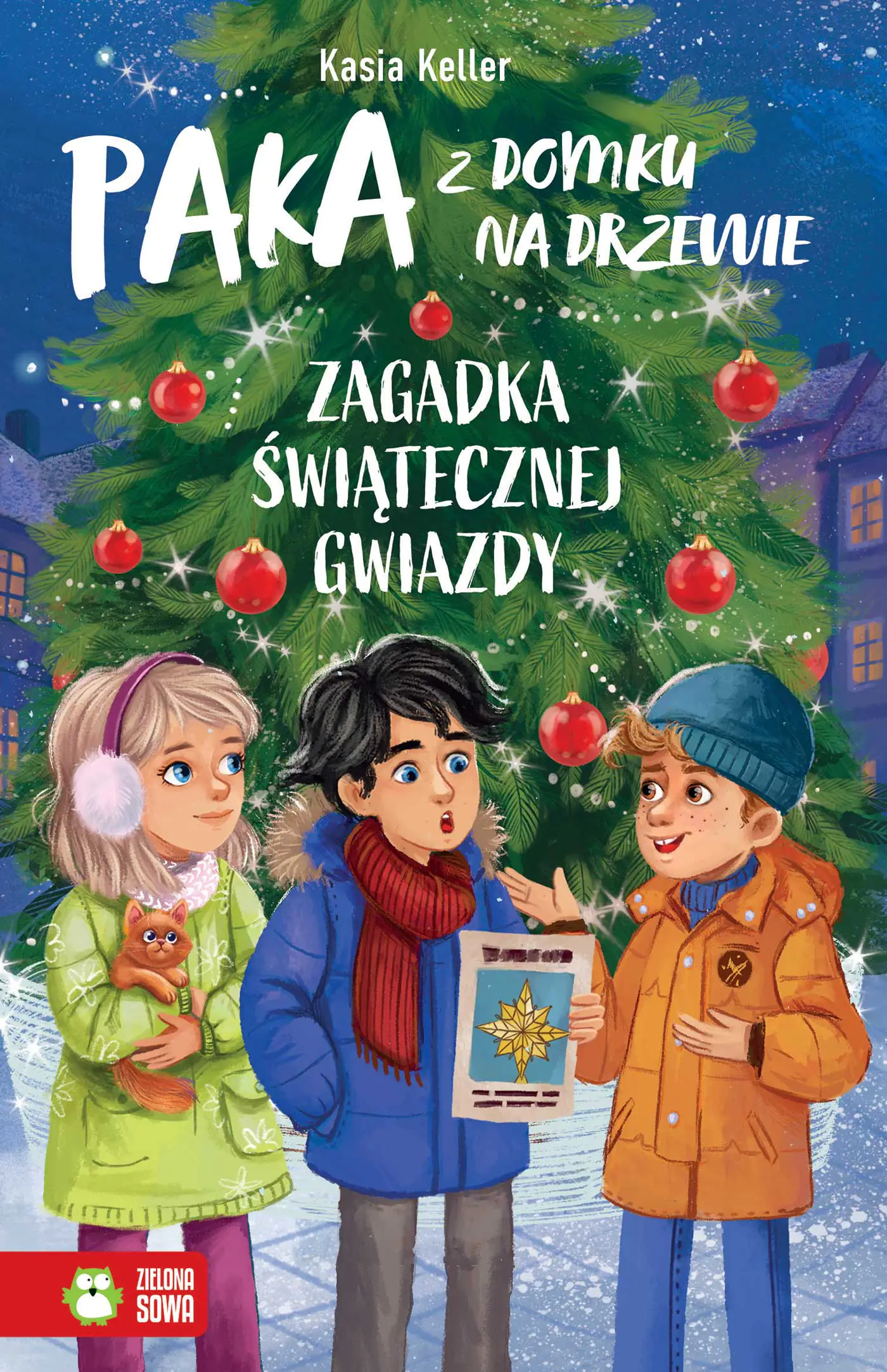 Książka - Zagadka świątecznej gwiazdy. PAKA z domku na drzewie