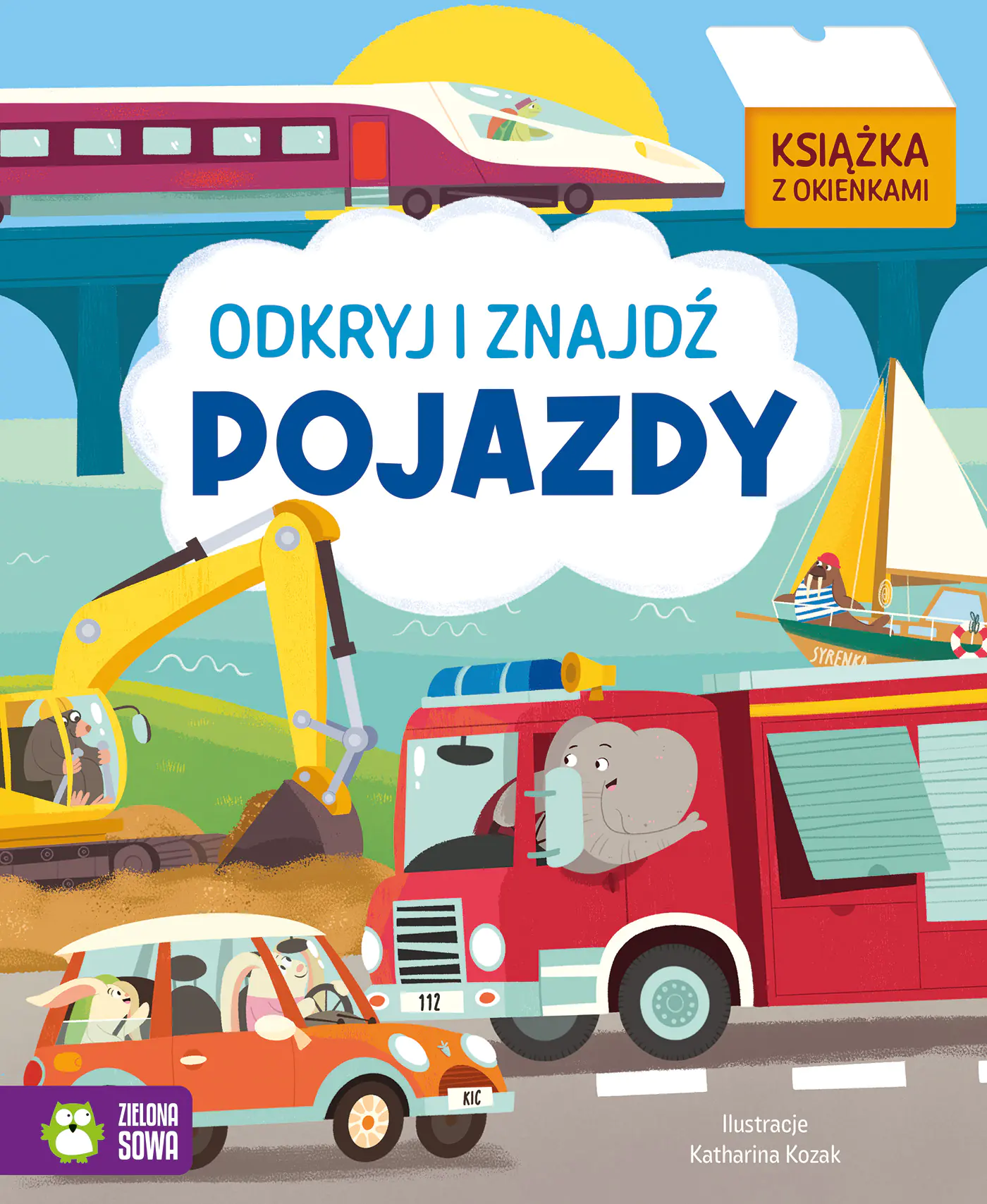 Książka - Odkryj i znajdź. Pojazdy