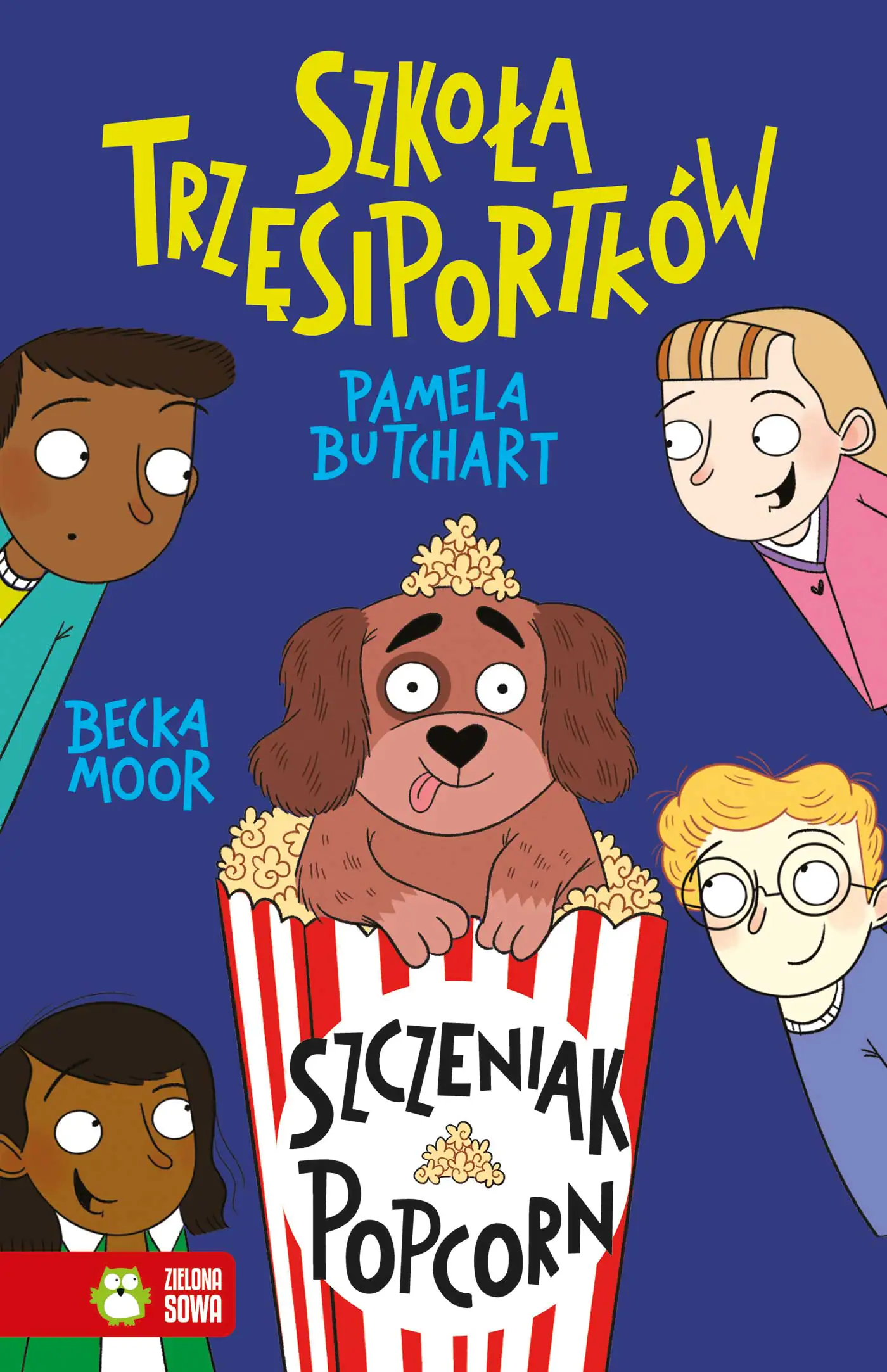 Książka - Szczeniak Popcorn. Szkoła Trzęsiportków