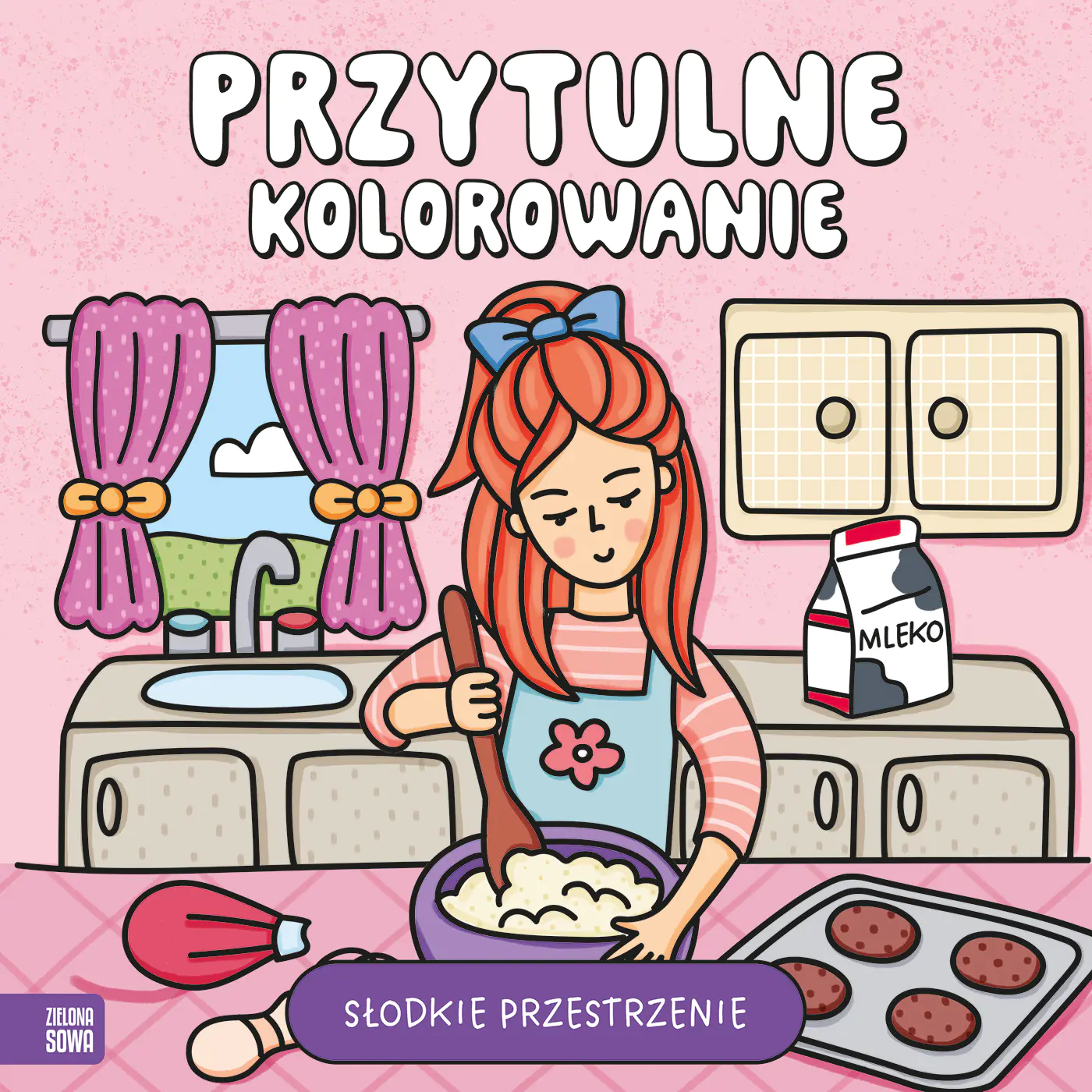 Książka - Słodkie przestrzenie. Przytulne kolorowanie