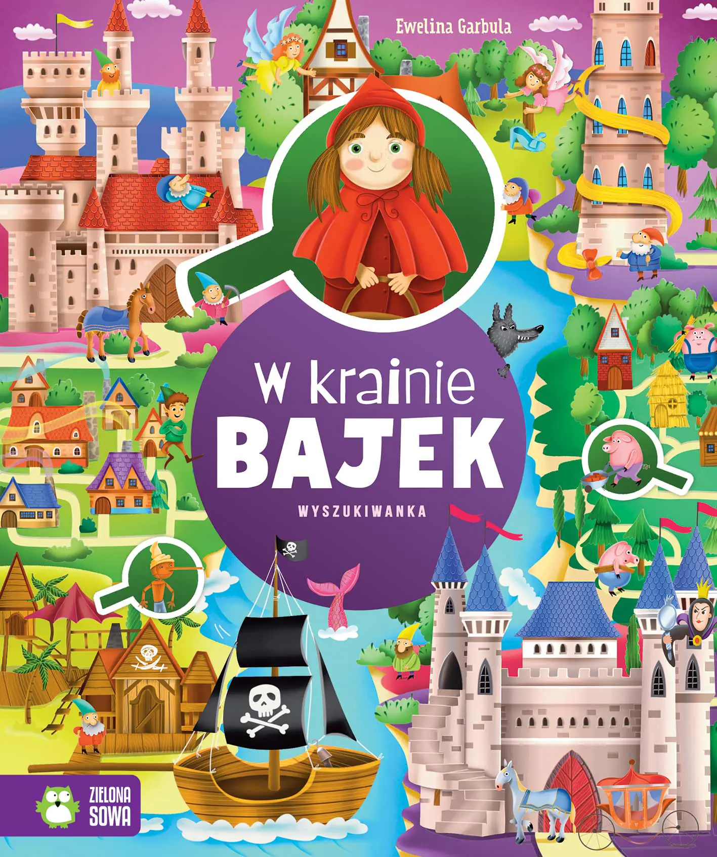 Książka - W krainie bajek. Wyszukiwanka