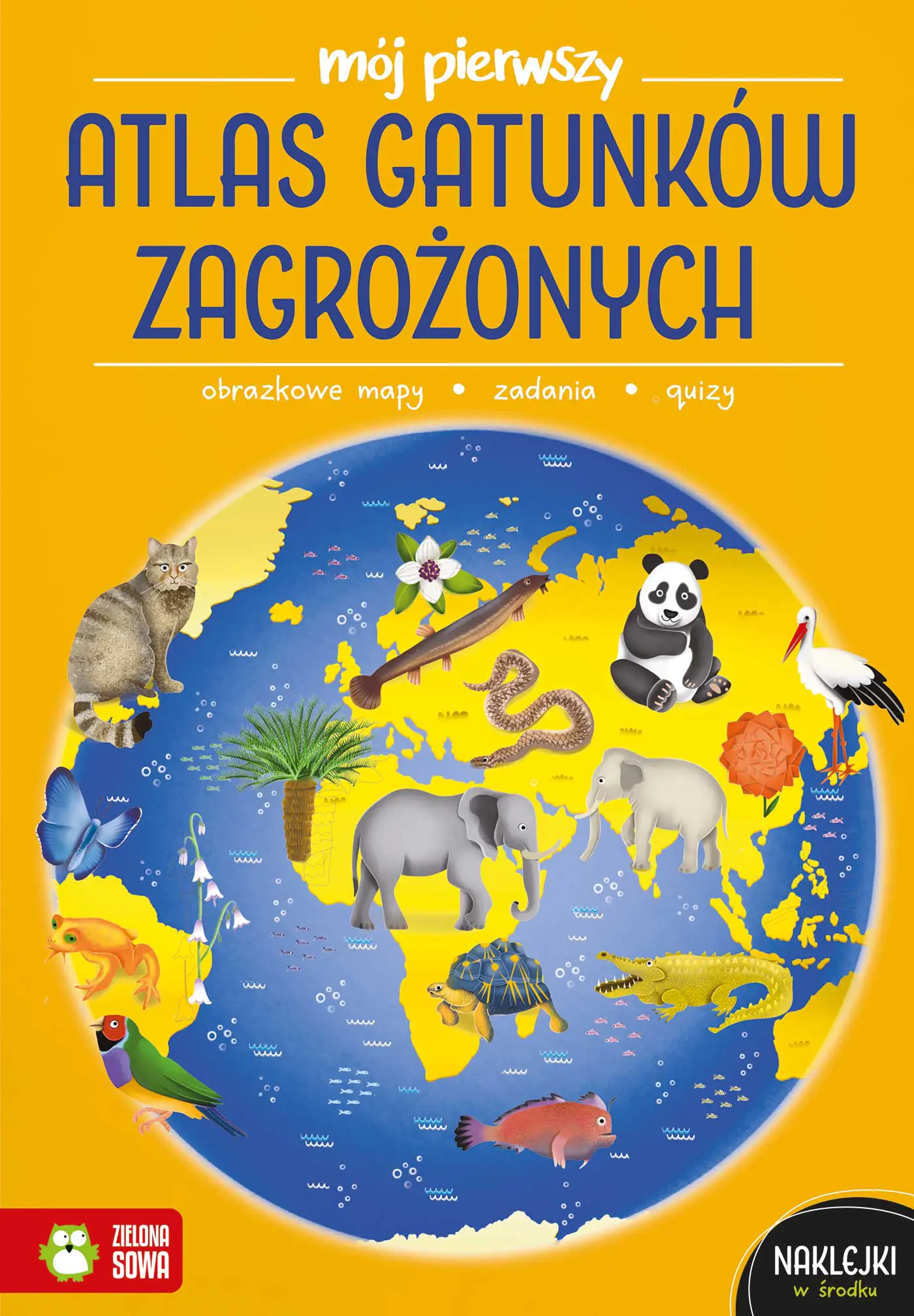 Książka - Mój pierwszy atlas gatunków zagrożonych