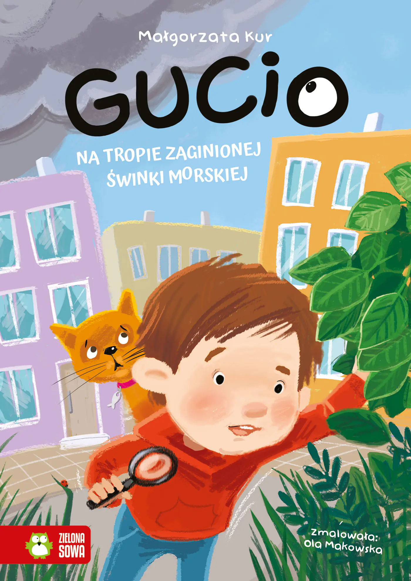 Książka - Gucio na tropie zaginionej świnki morskiej