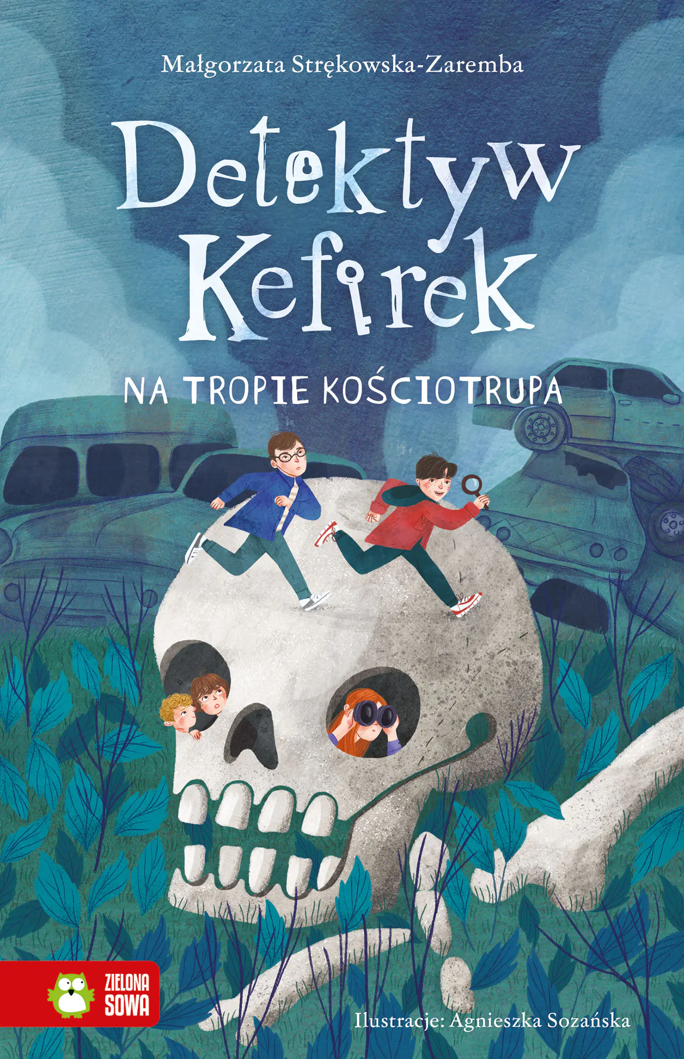 Książka - Detektyw Kefirek na tropie kościotrupa